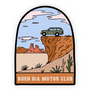 MOTOR CLUB DESERT STICKER