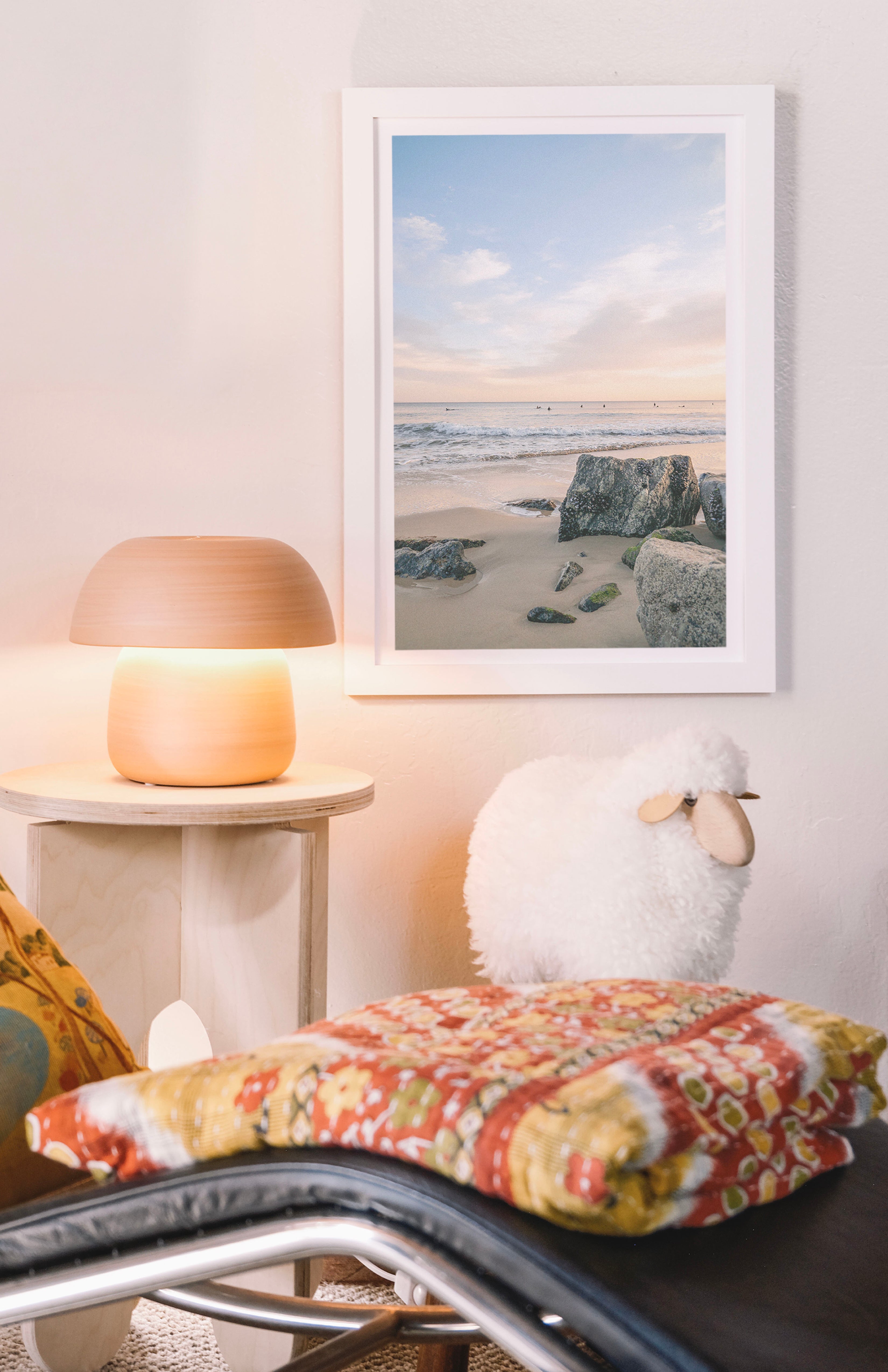 SURFERS AT RINCON BEACH PRINT