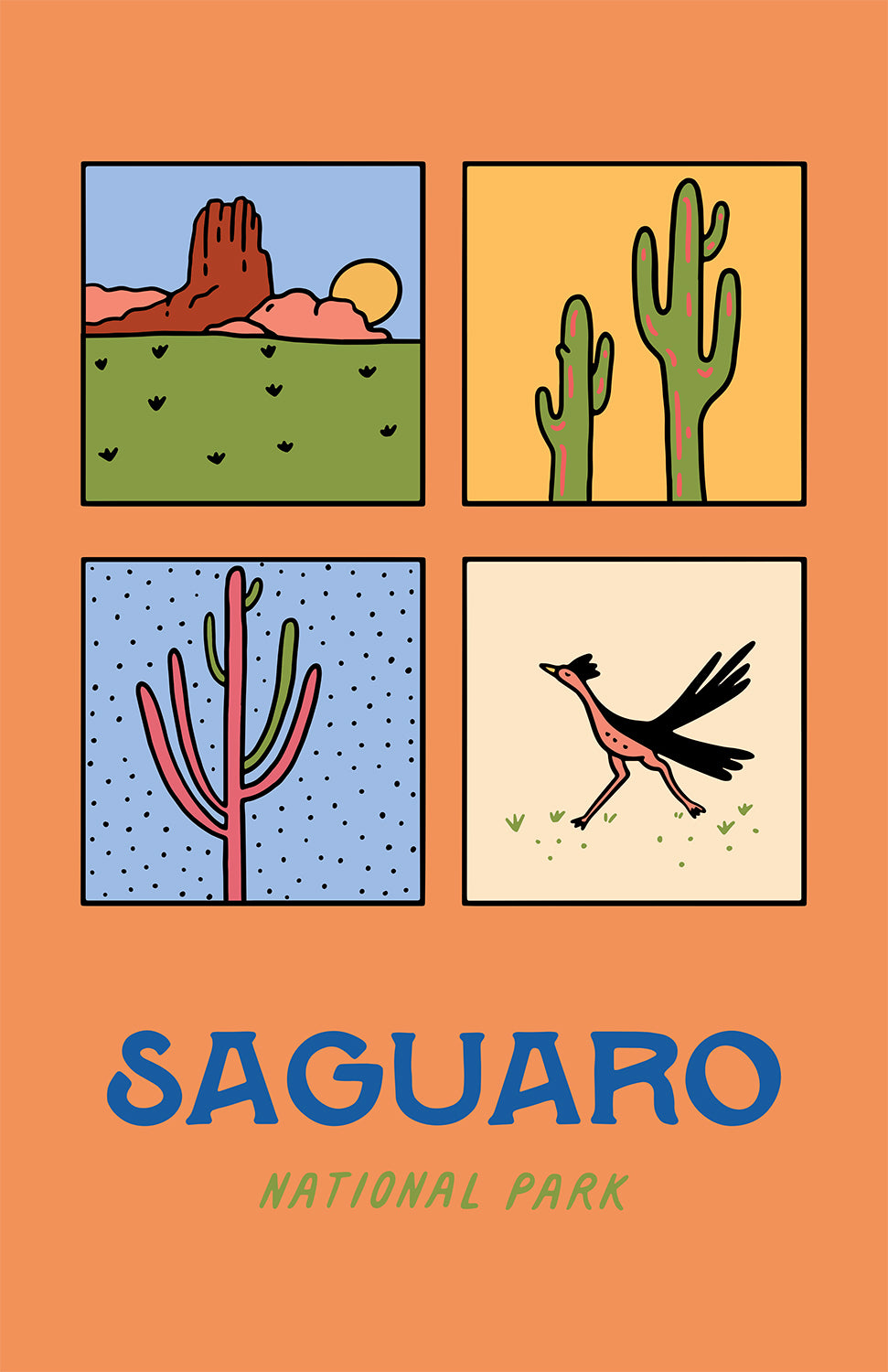 SAGUARO NATIONAL PARK PRINT