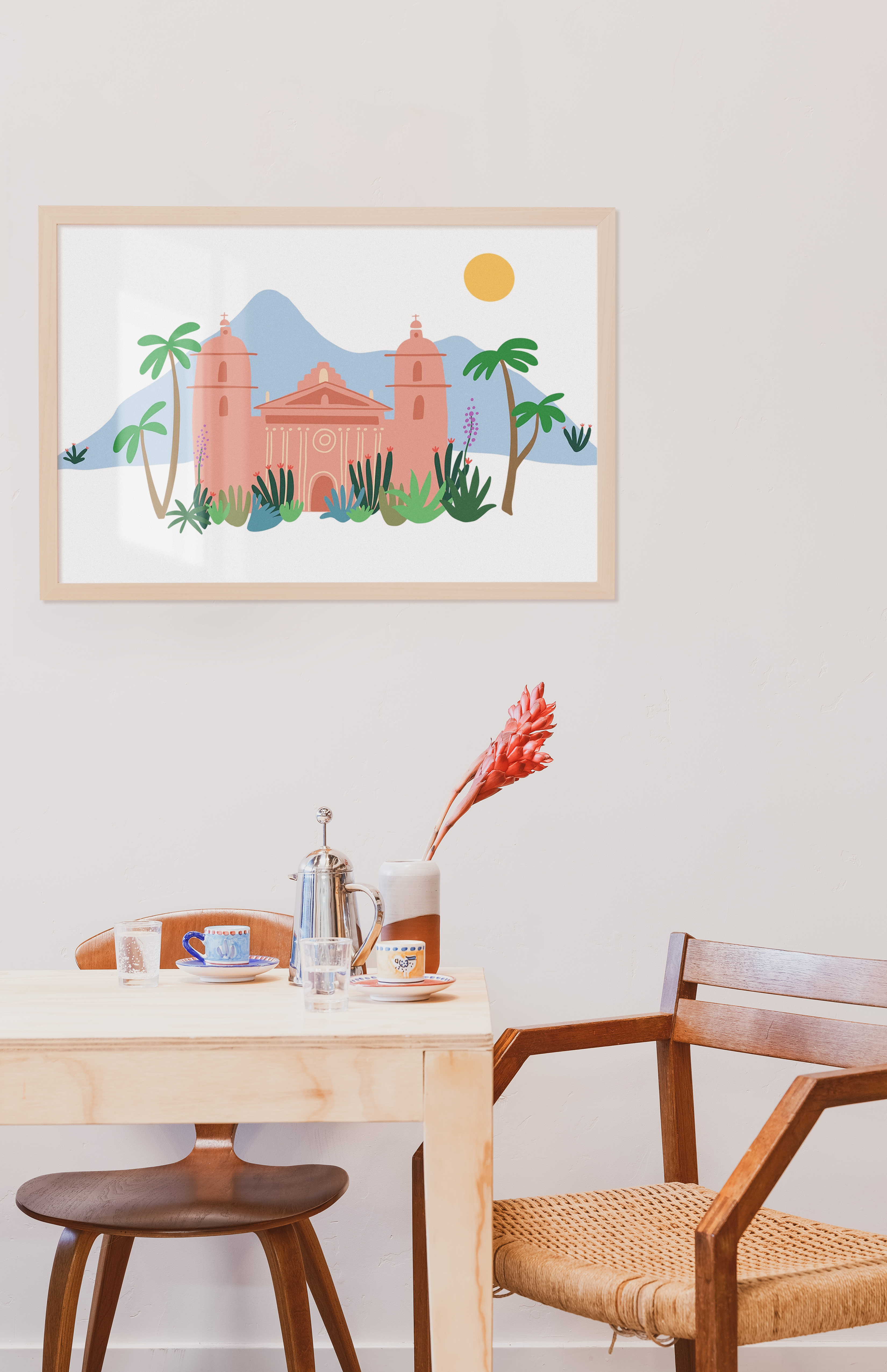 MISSION SANTA BARBARA PRINT