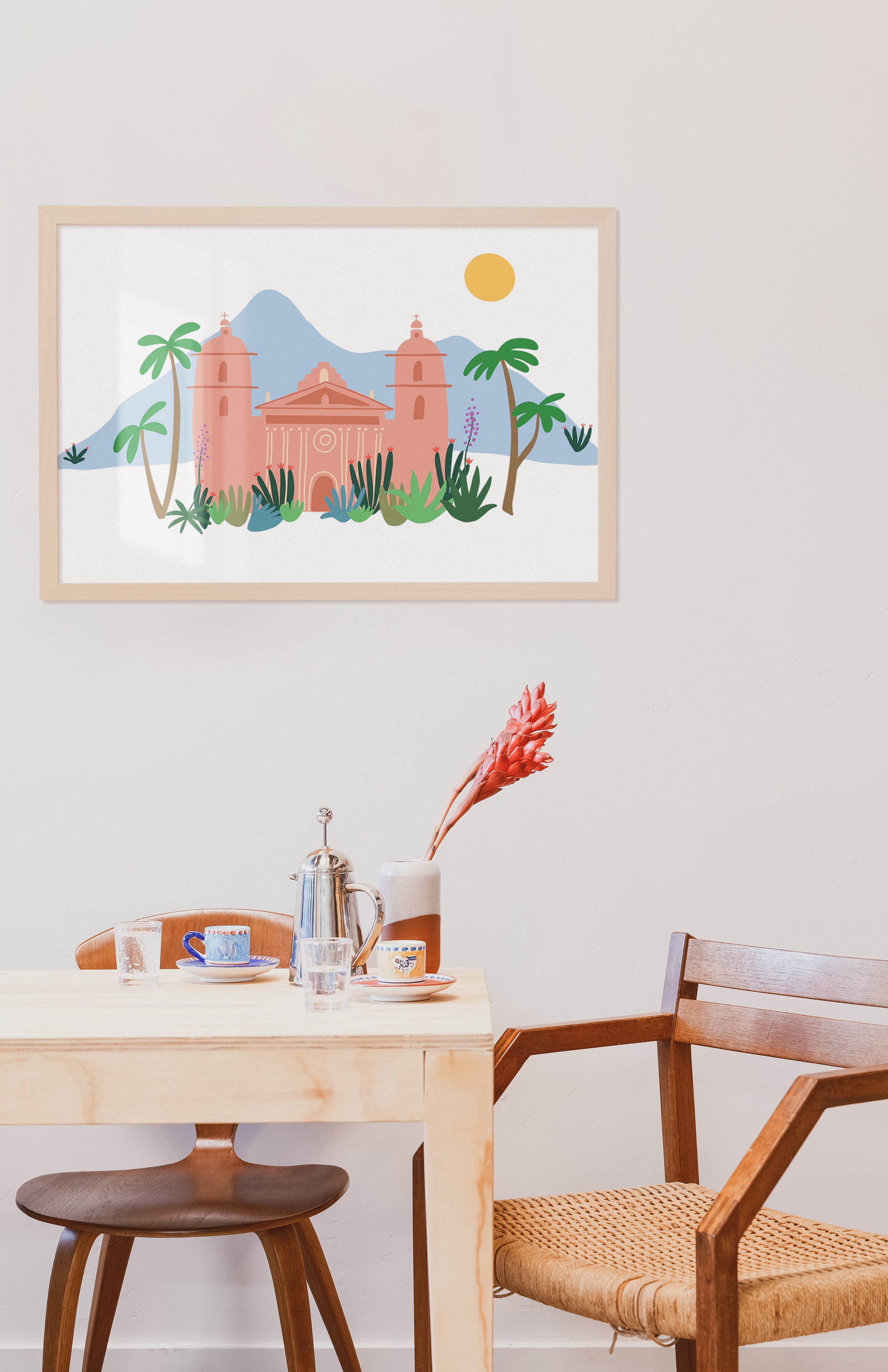 MISSION SANTA BARBARA PRINT