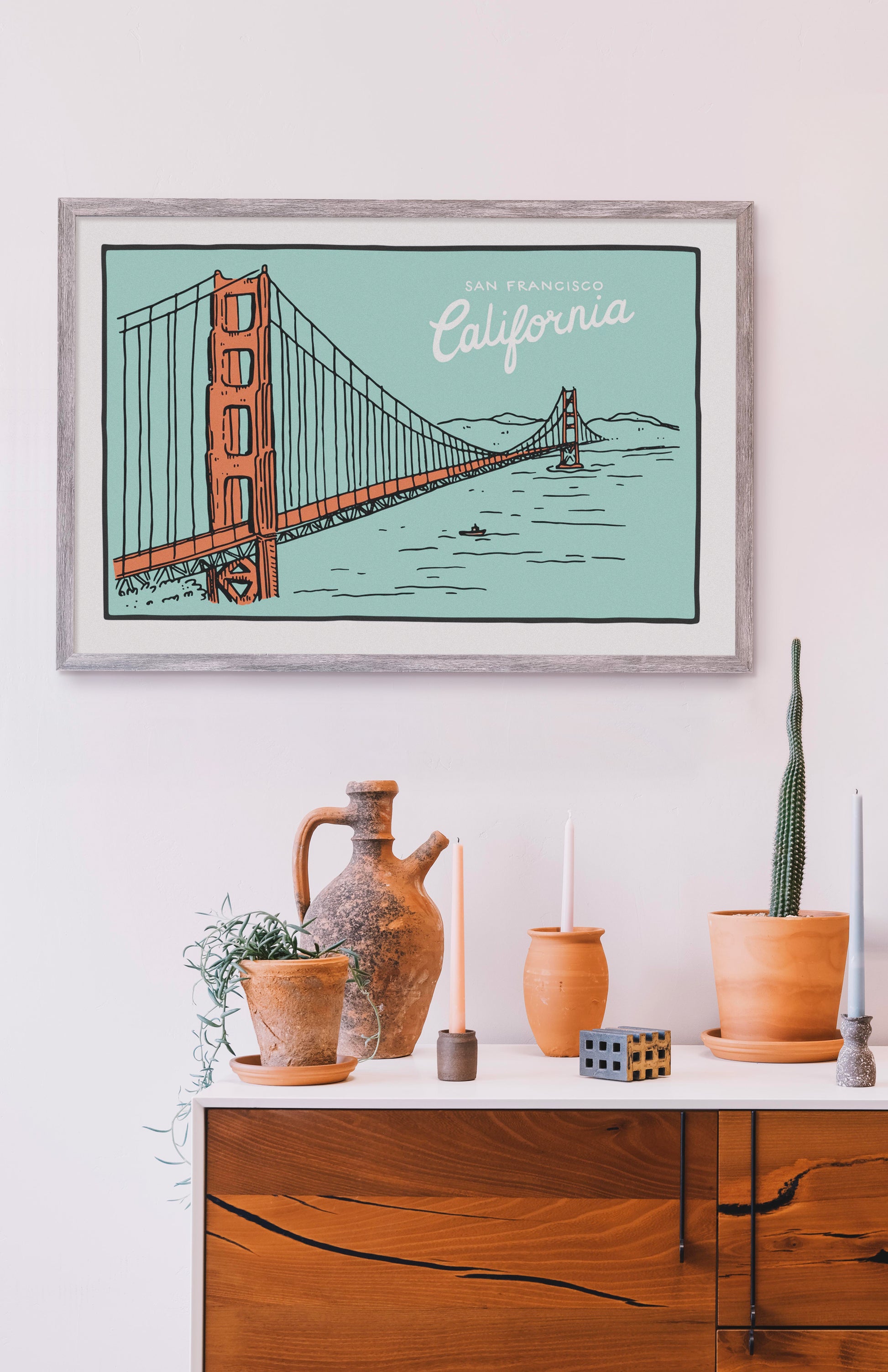 SAN FRANCISCO, CALIFORNIA PRINT