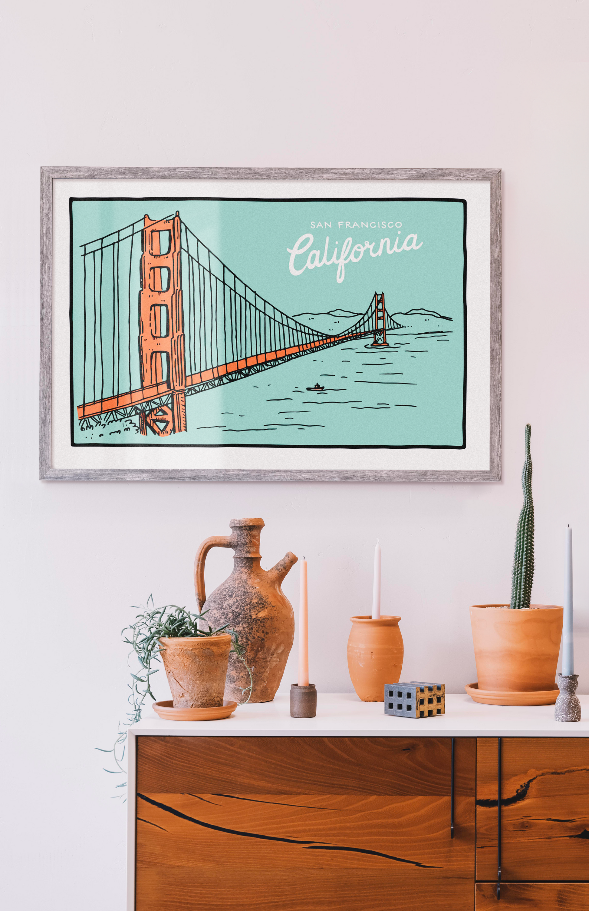 SAN FRANCISCO, CALIFORNIA PRINT