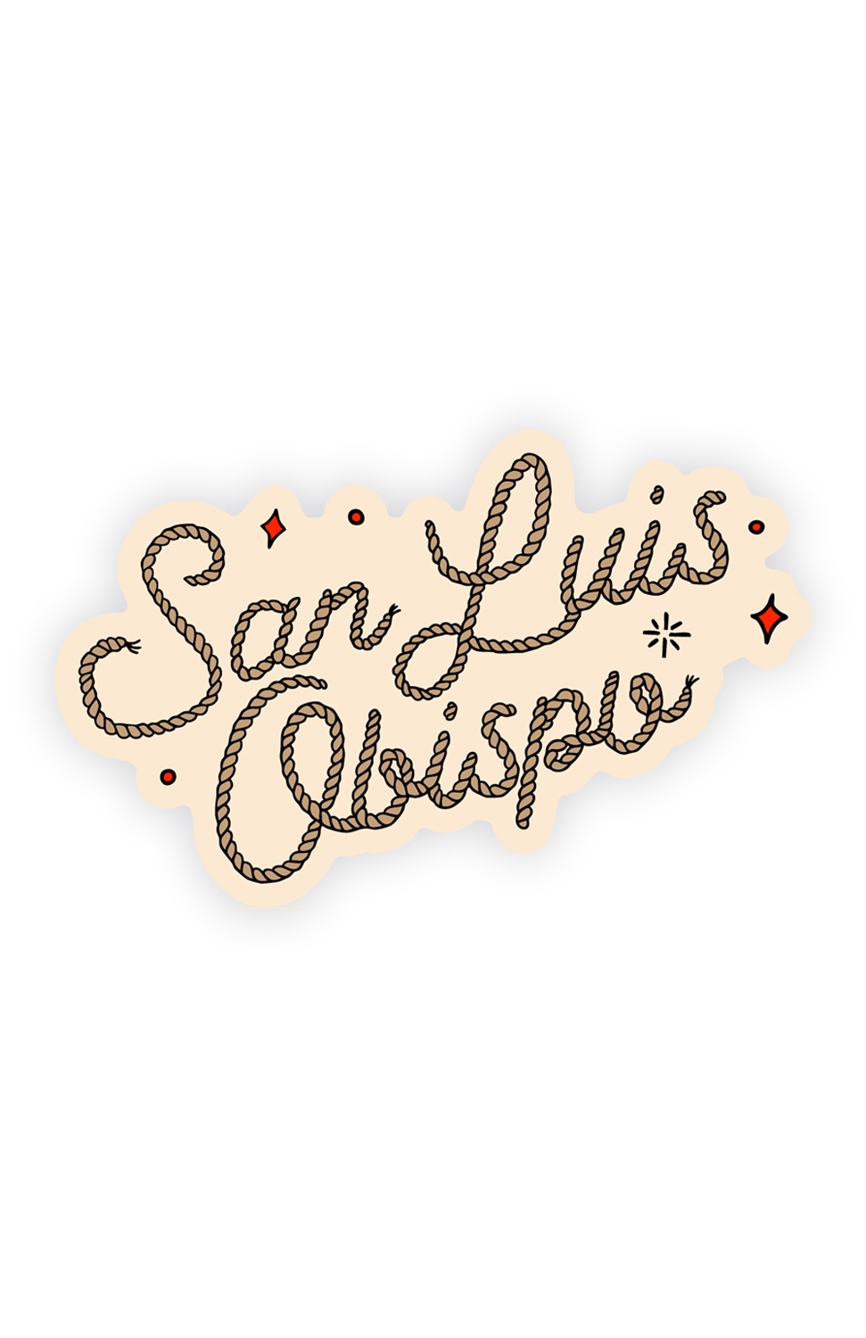 SLO LASSO ROPE STICKER