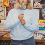 SLO SWEATSHIRT IN BABY BLUE