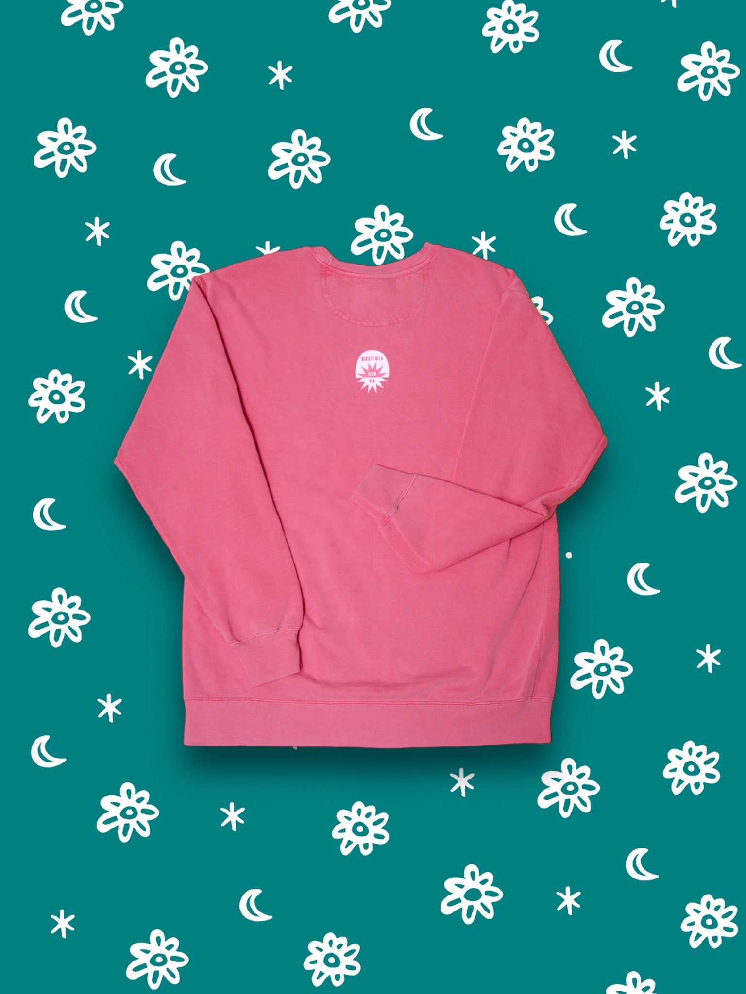 SLO PINK SWEATSHIRT BACK