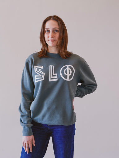 SLO SWEATSHIRT IN GREEN