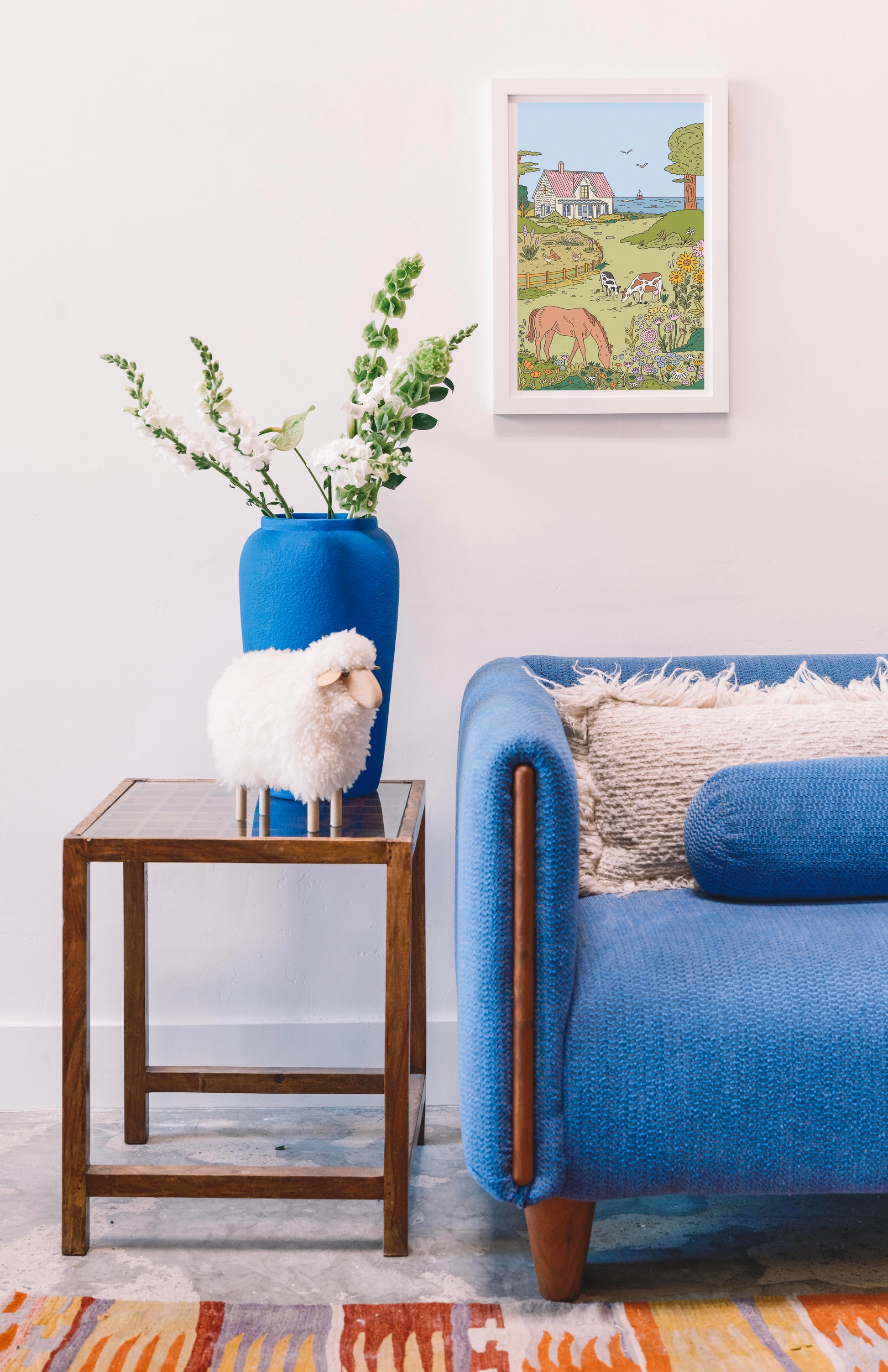 SEASIDE COTTAGE PRINT