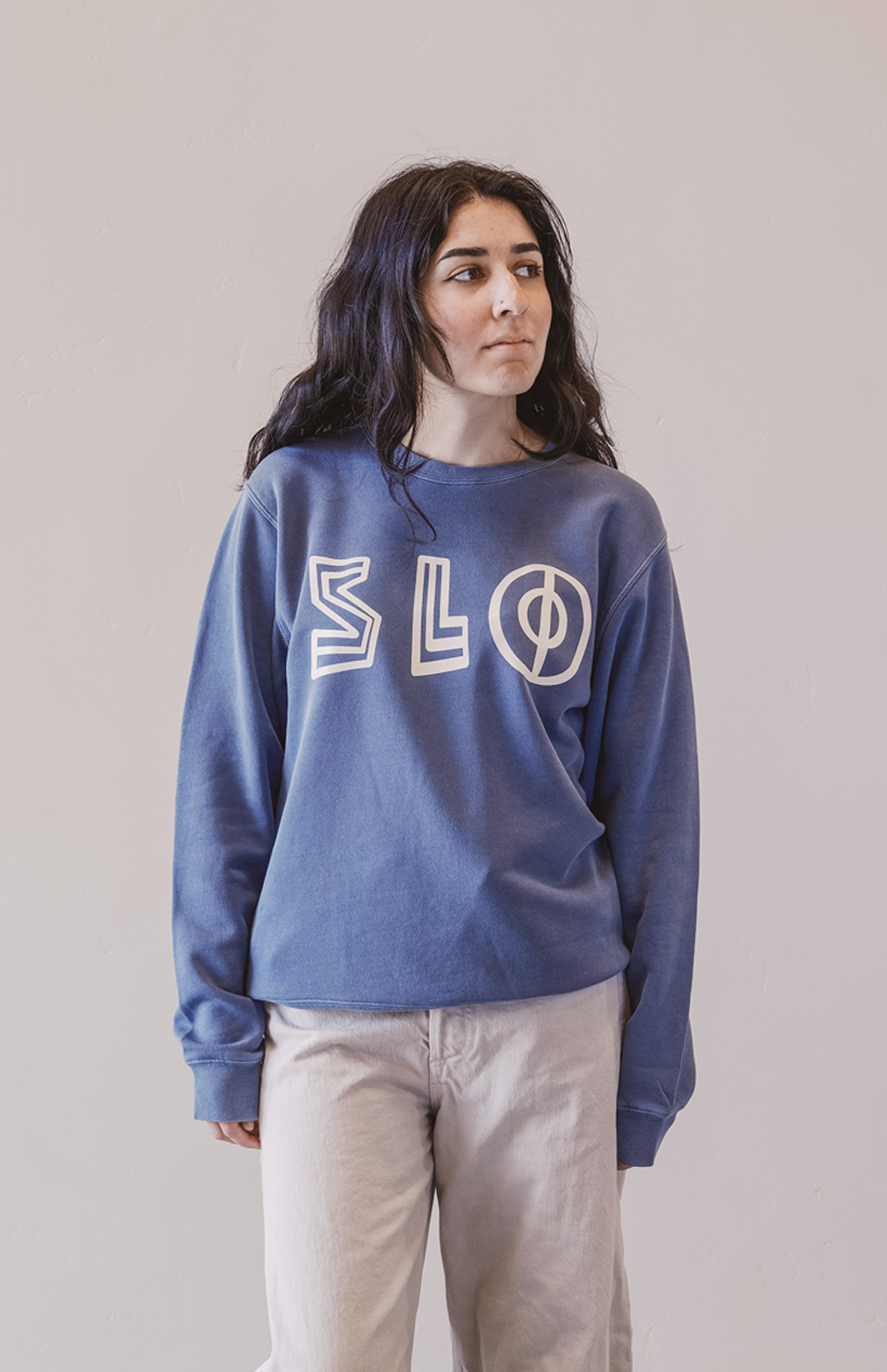 SLO SWEATSHIRT SLATE BLUE