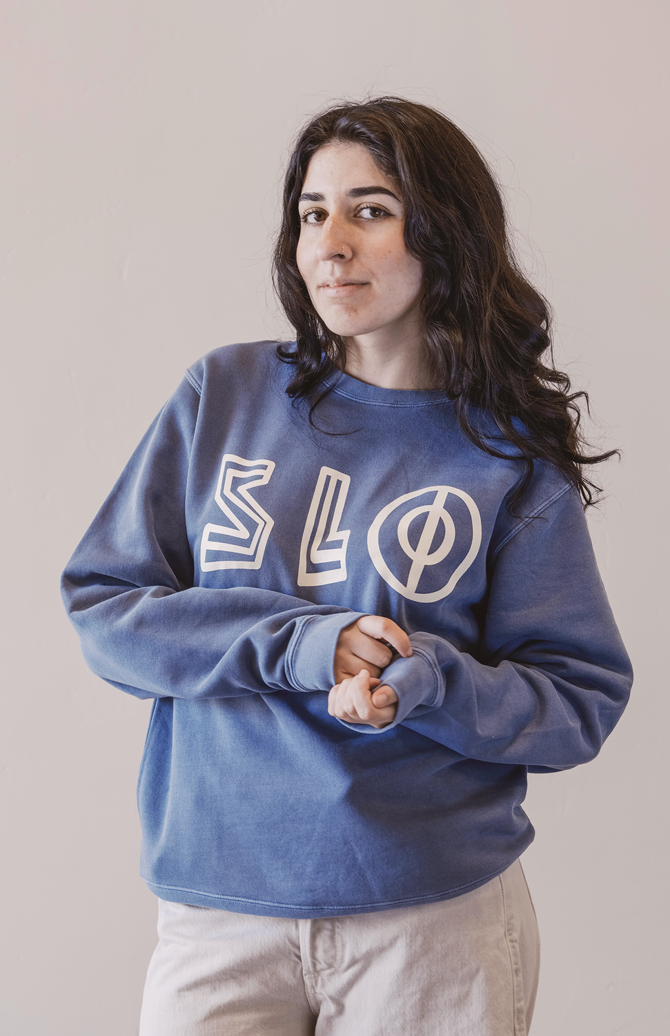 SLO SWEATSHIRT SLATE BLUE