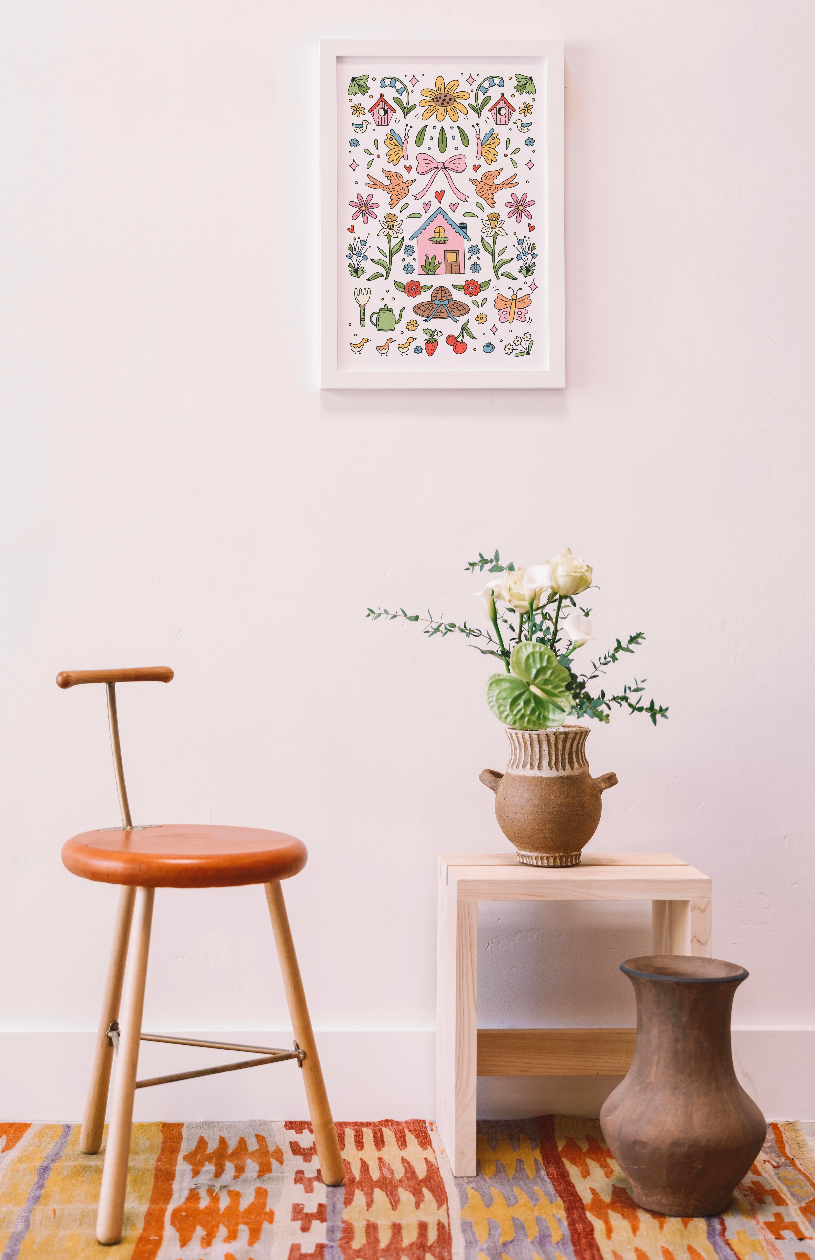 SPRING THINGS COLLAGE PRINT