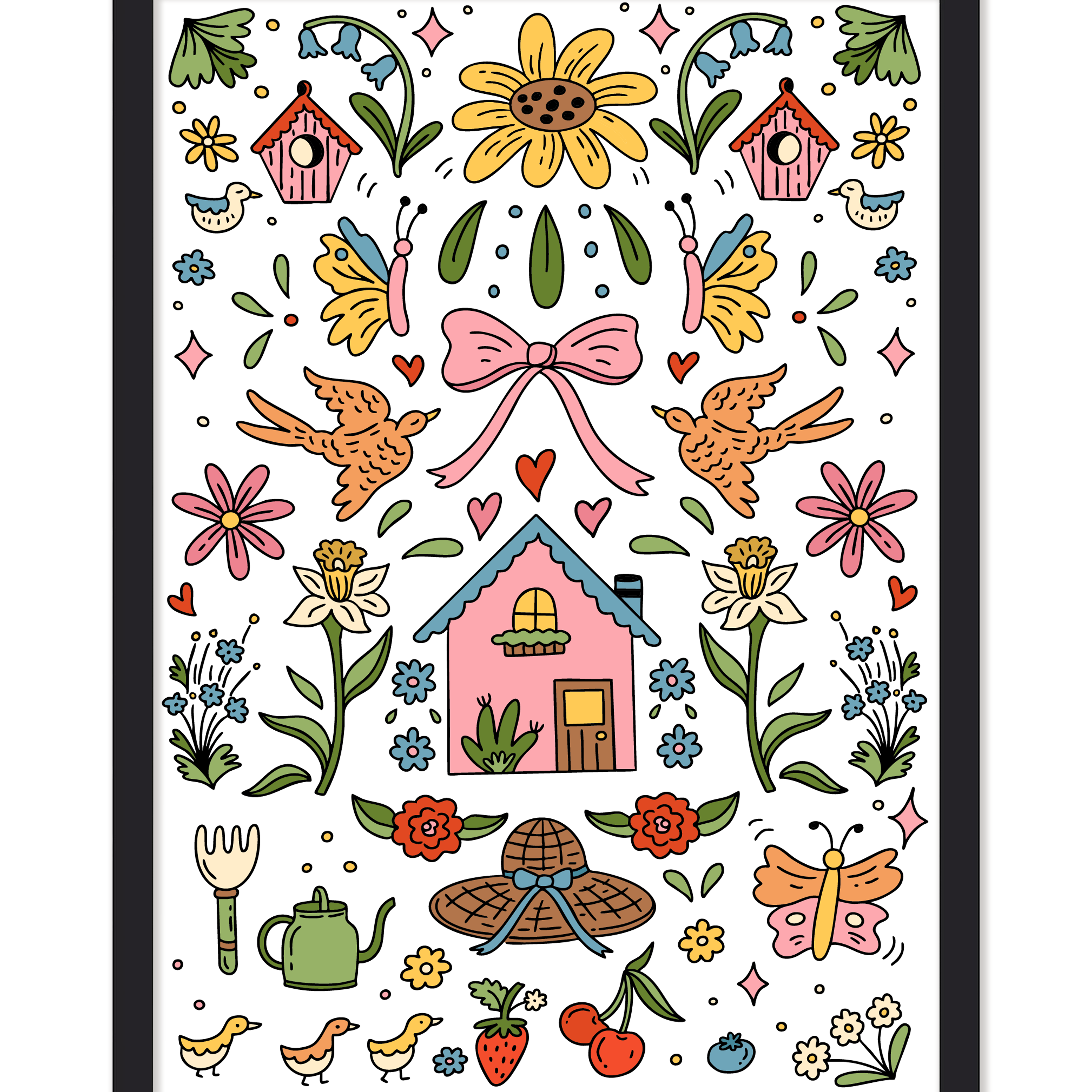 SPRING THINGS COLLAGE PRINT