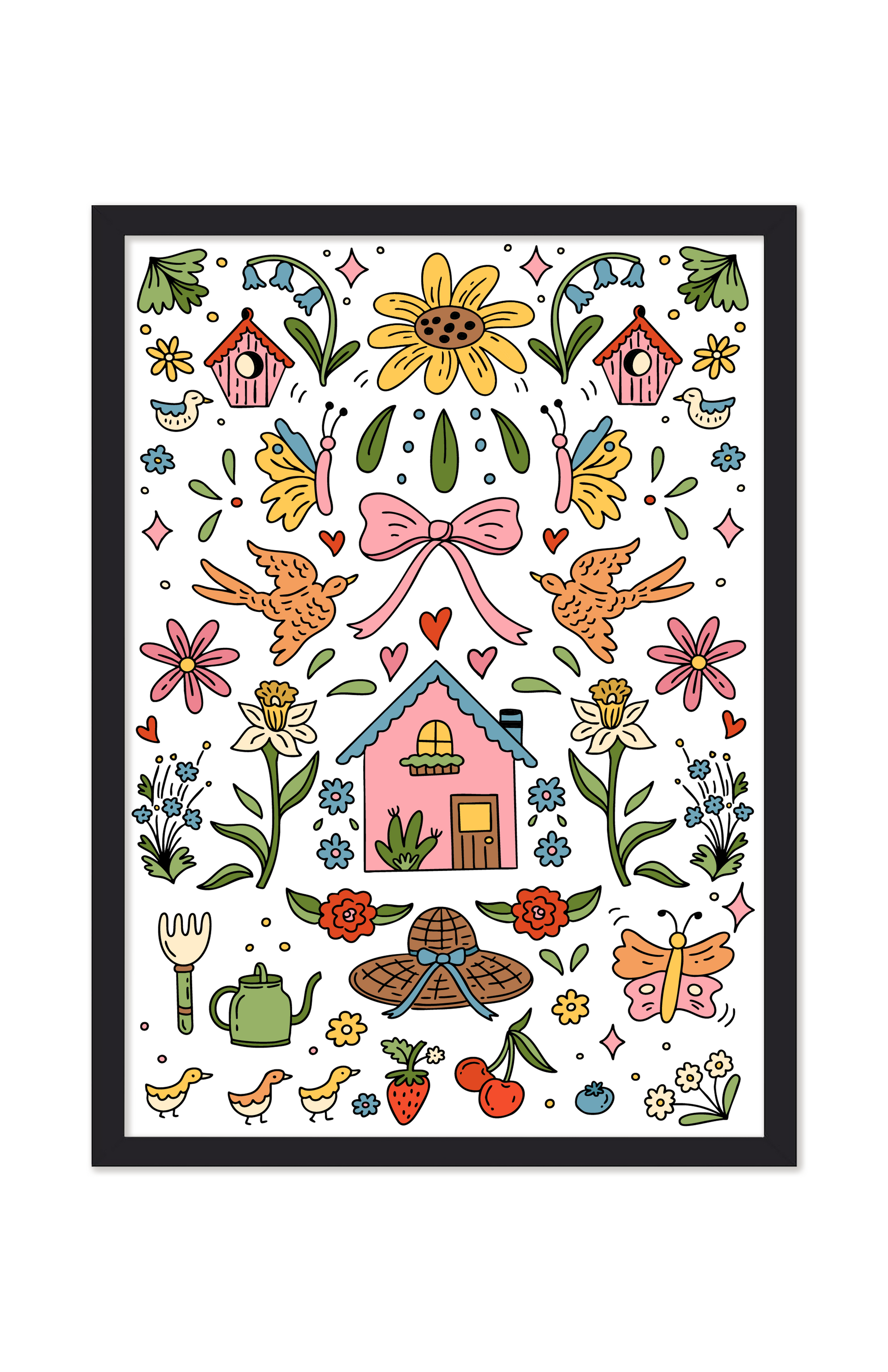 SPRING THINGS COLLAGE PRINT