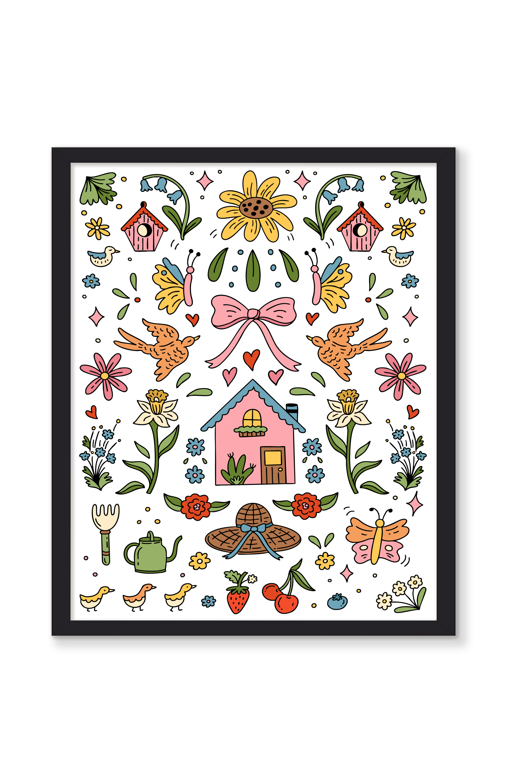 SPRING THINGS COLLAGE PRINT