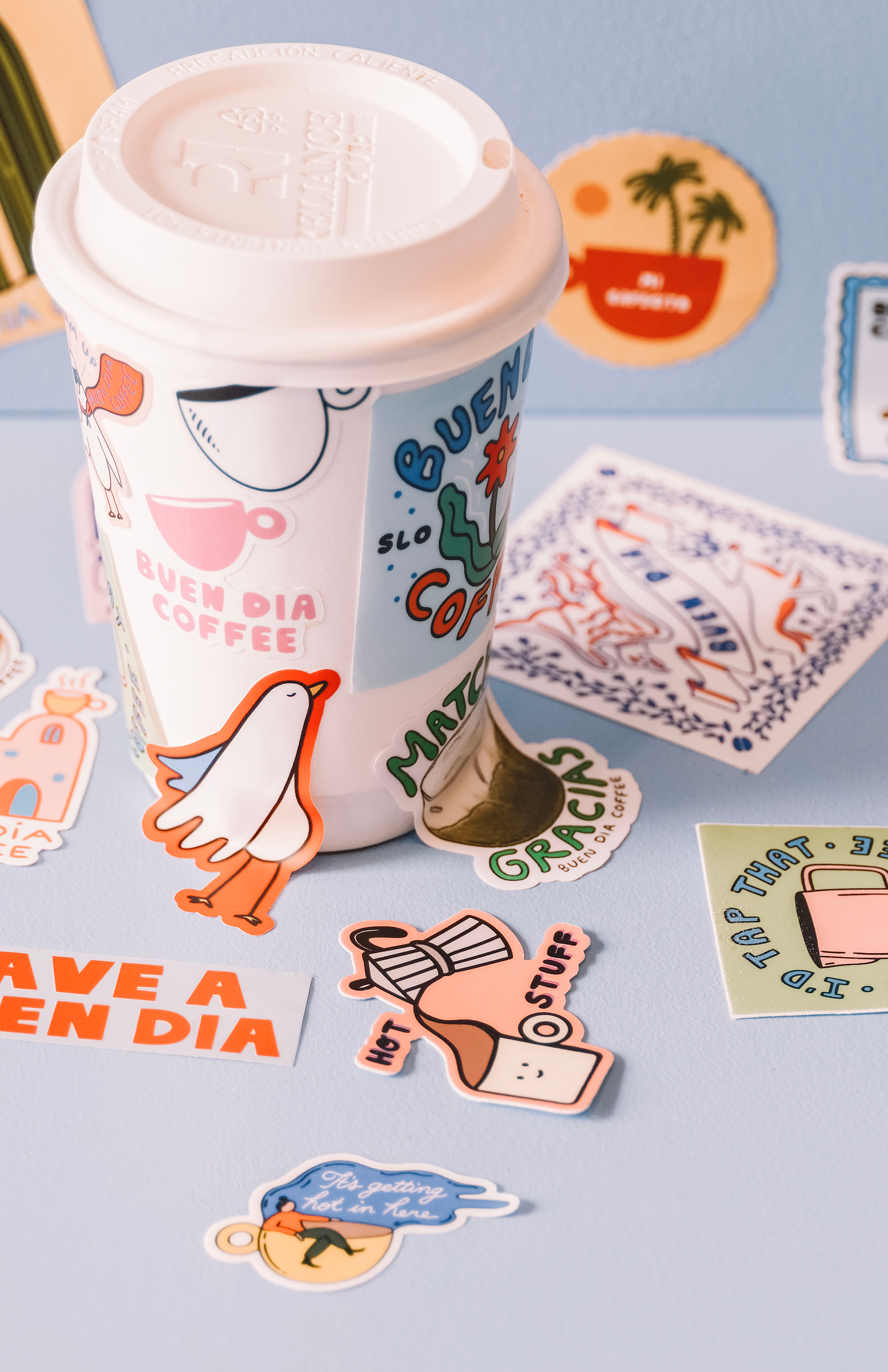HOT STUFF STICKER