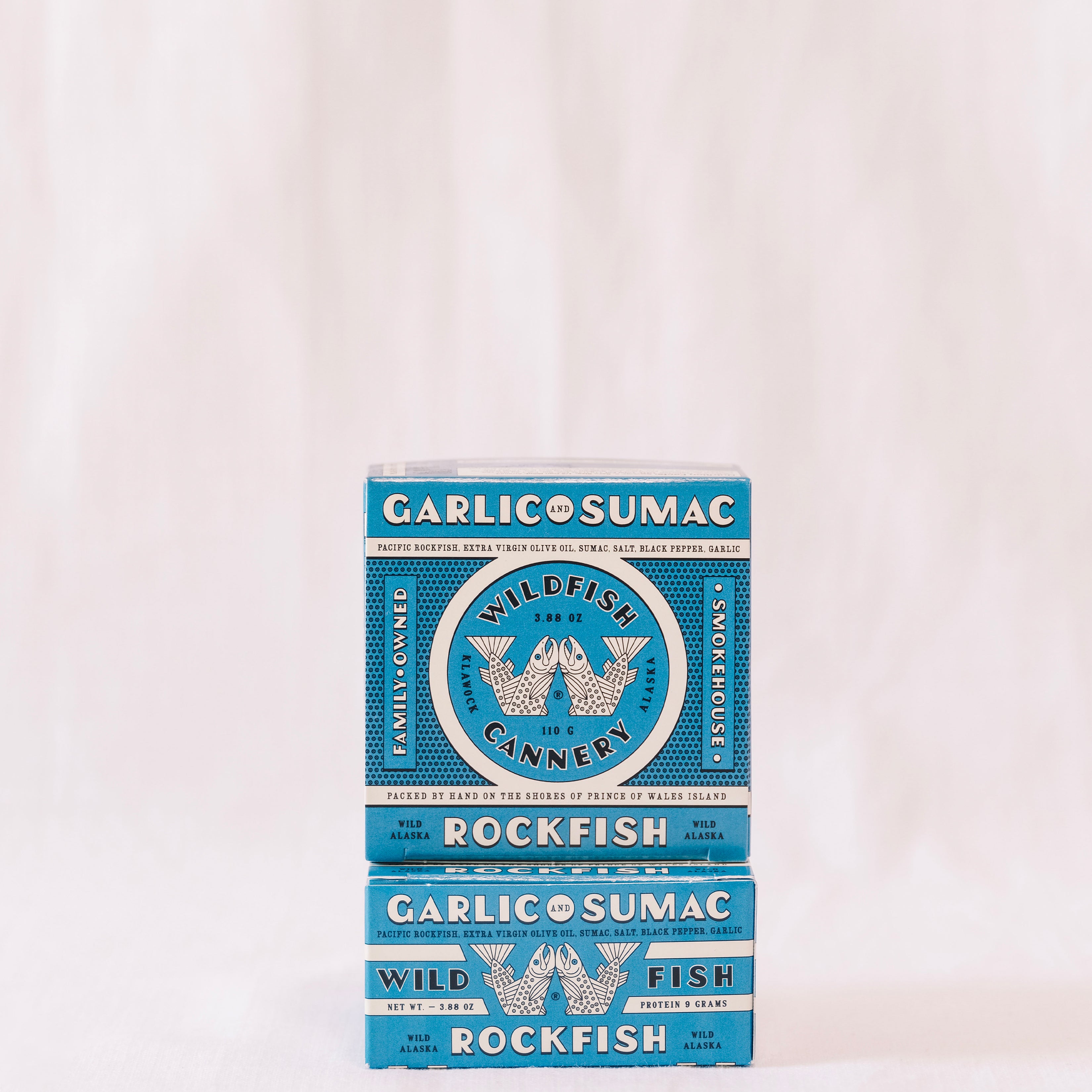 WILDFISH CANNERY ROCKFISH W/GARLIC AND SUMAC TINNED FISH