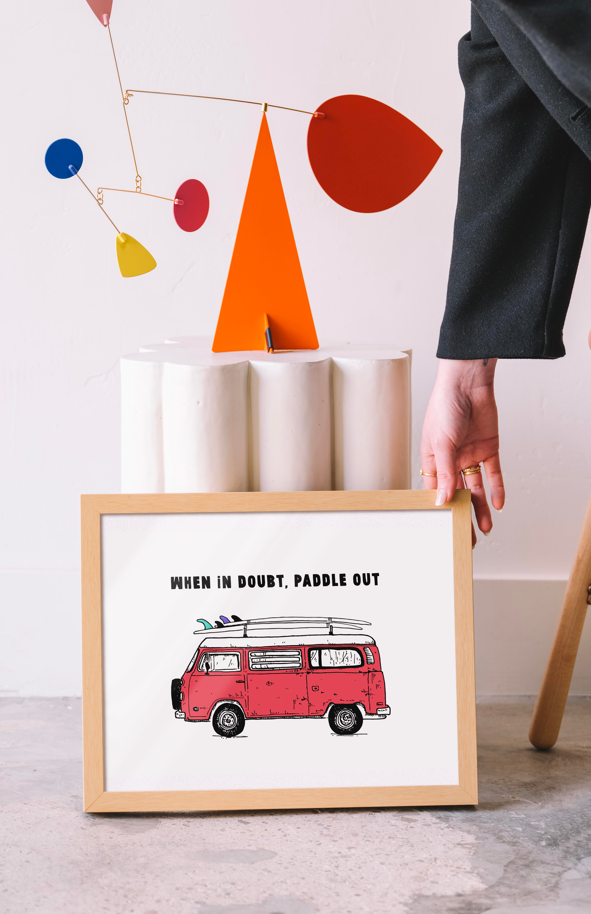 WHEN IN DOUBT, PADDLE OUT PRINT