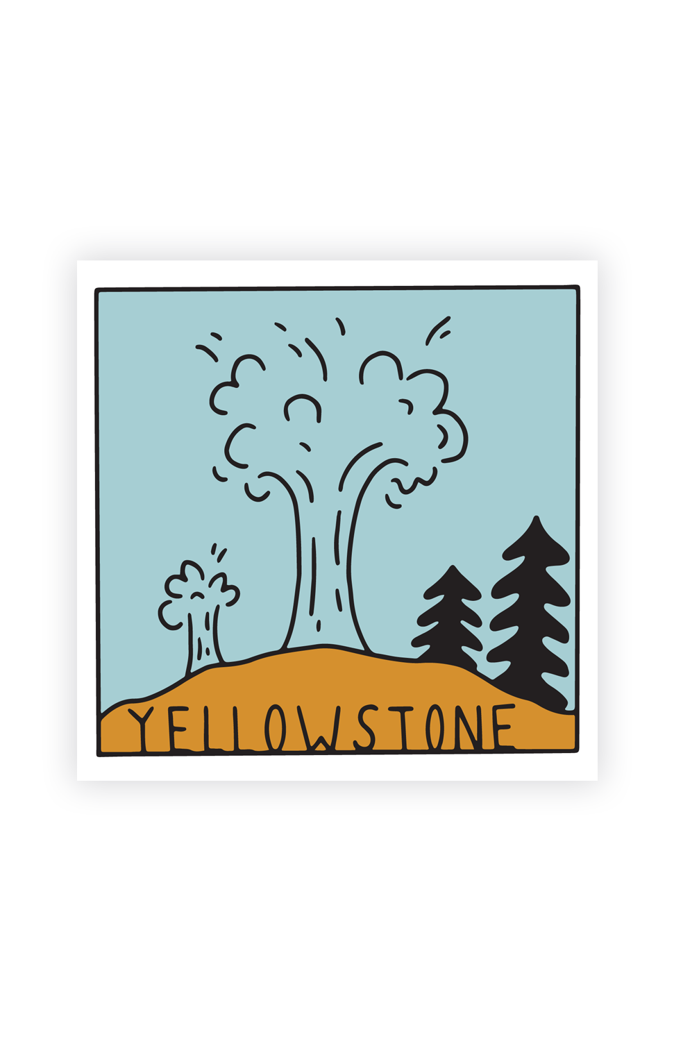 YELLOWSTONE STICKER