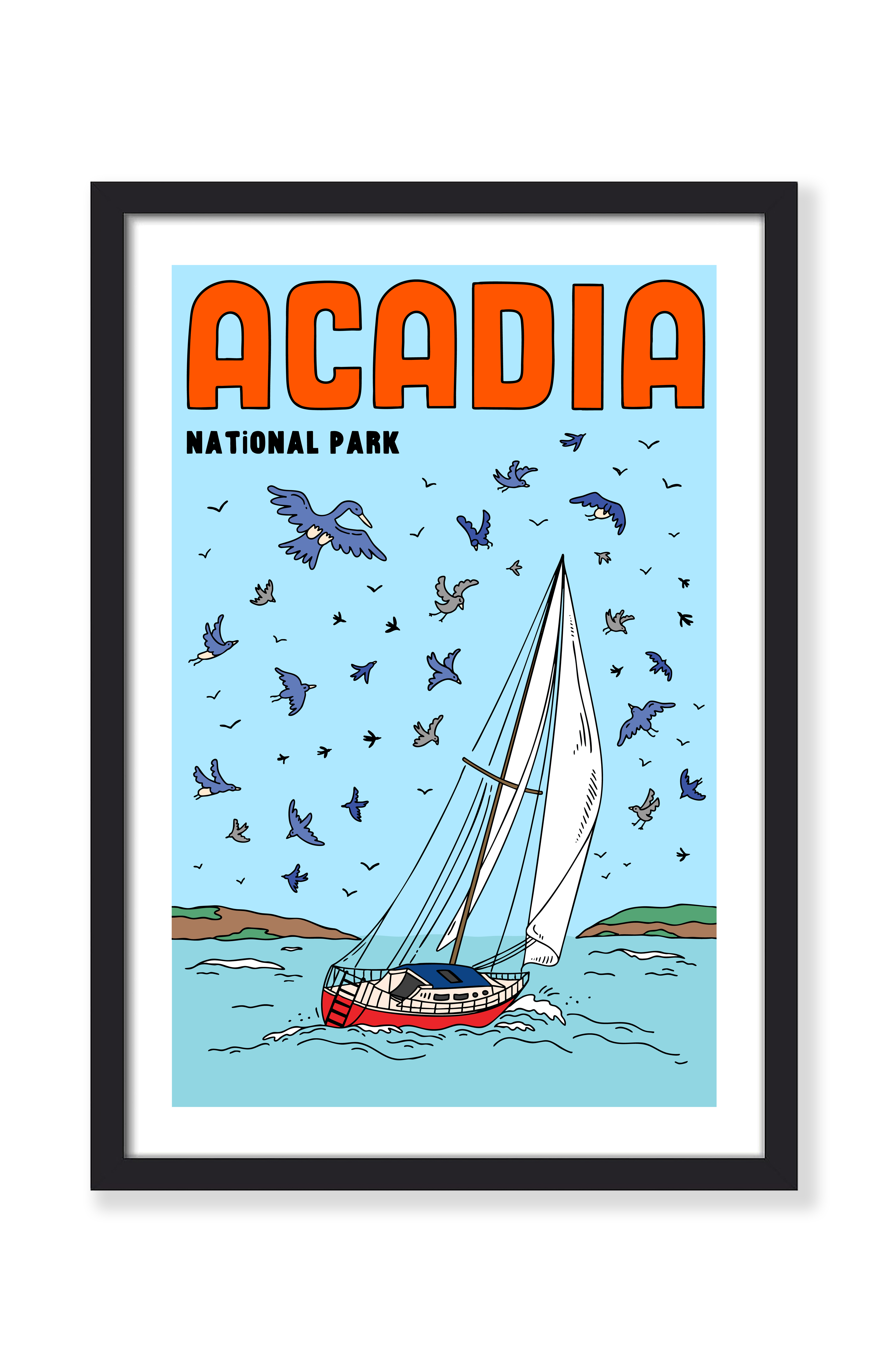 ACADIA NATIONAL PARK PRINT