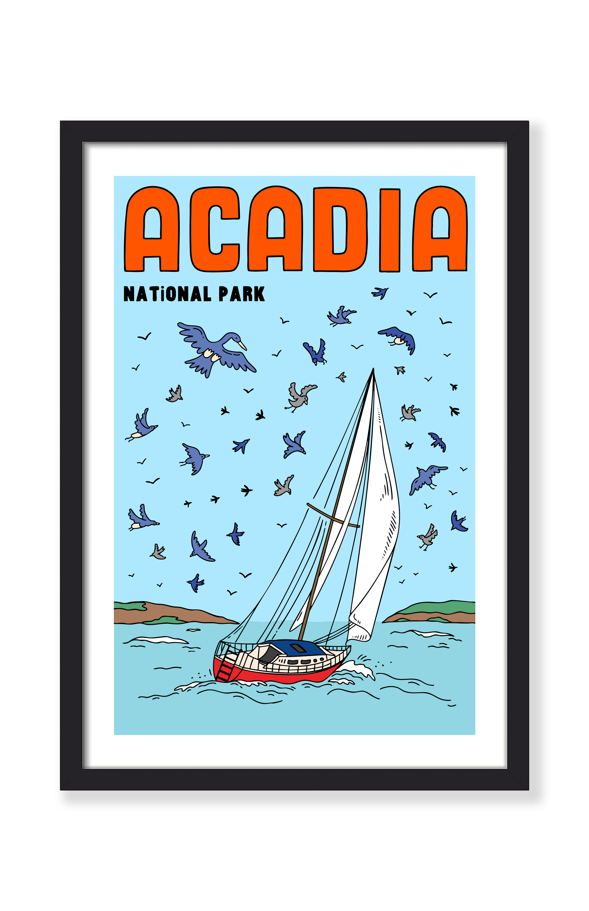 ACADIA NATIONAL PARK PRINT