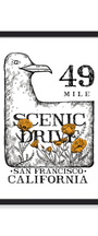 49 MILE DRIVE PRINT