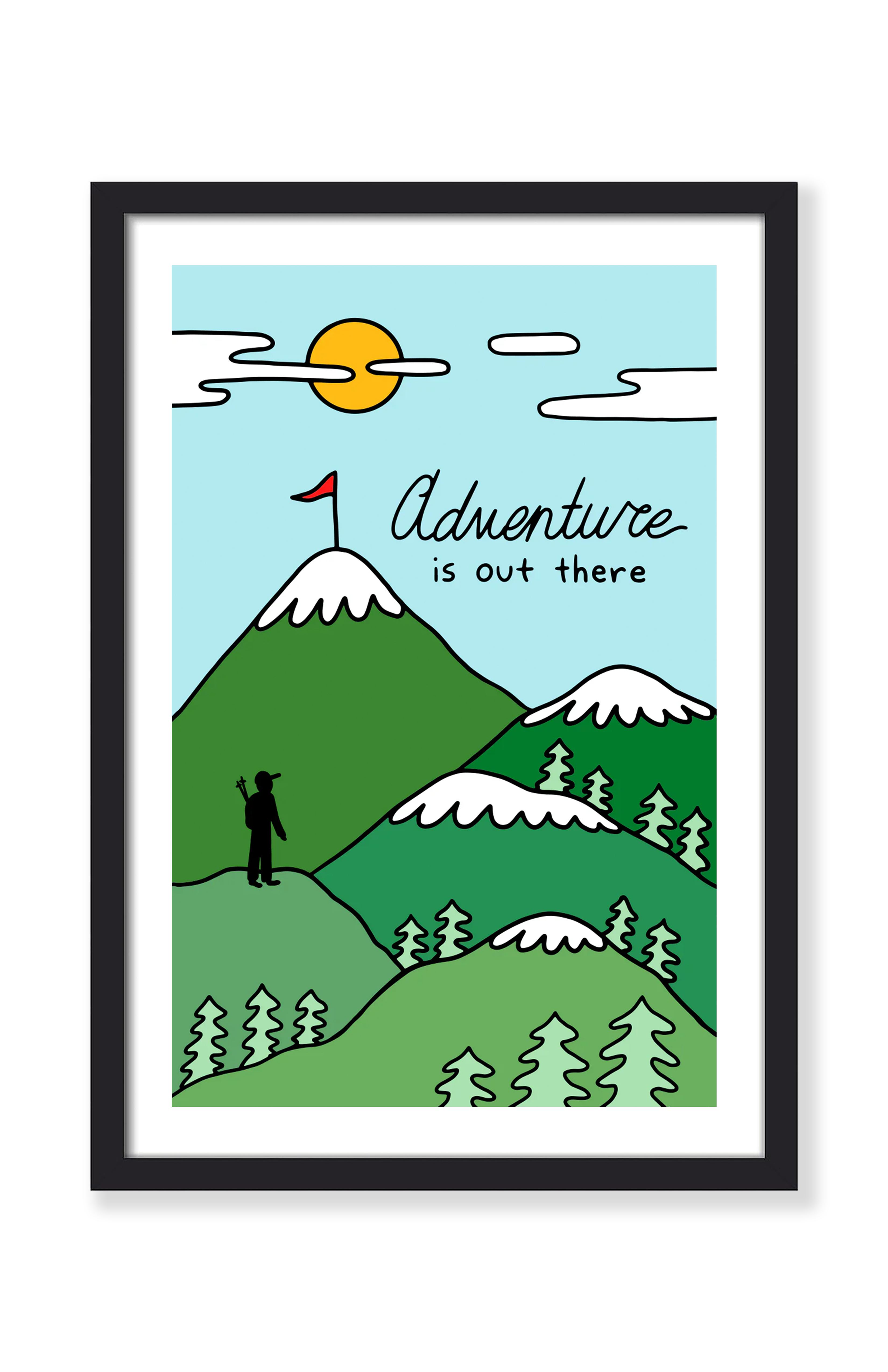 ADVENTURE IS OUT THERE PRINT