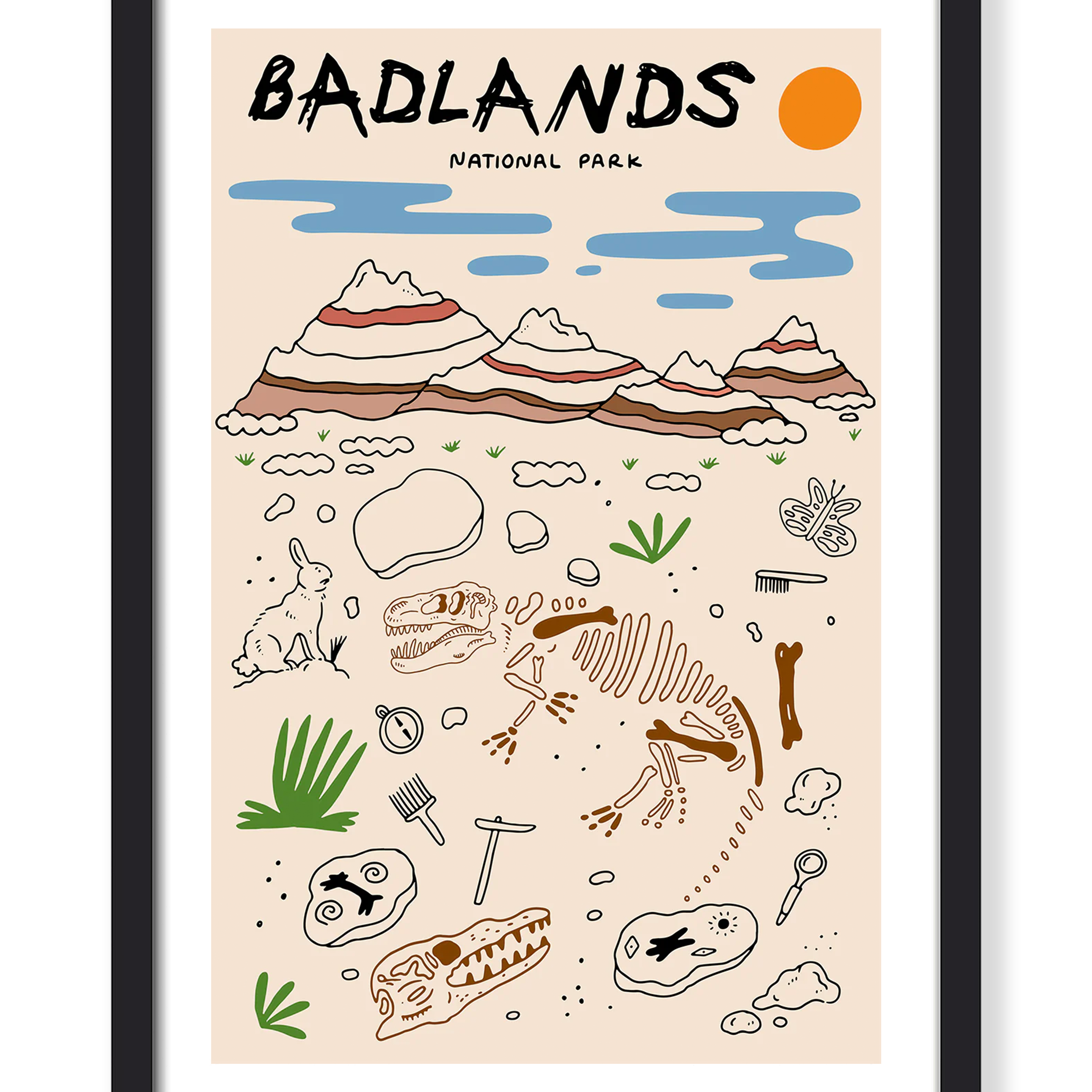 BADLANDS PRINT