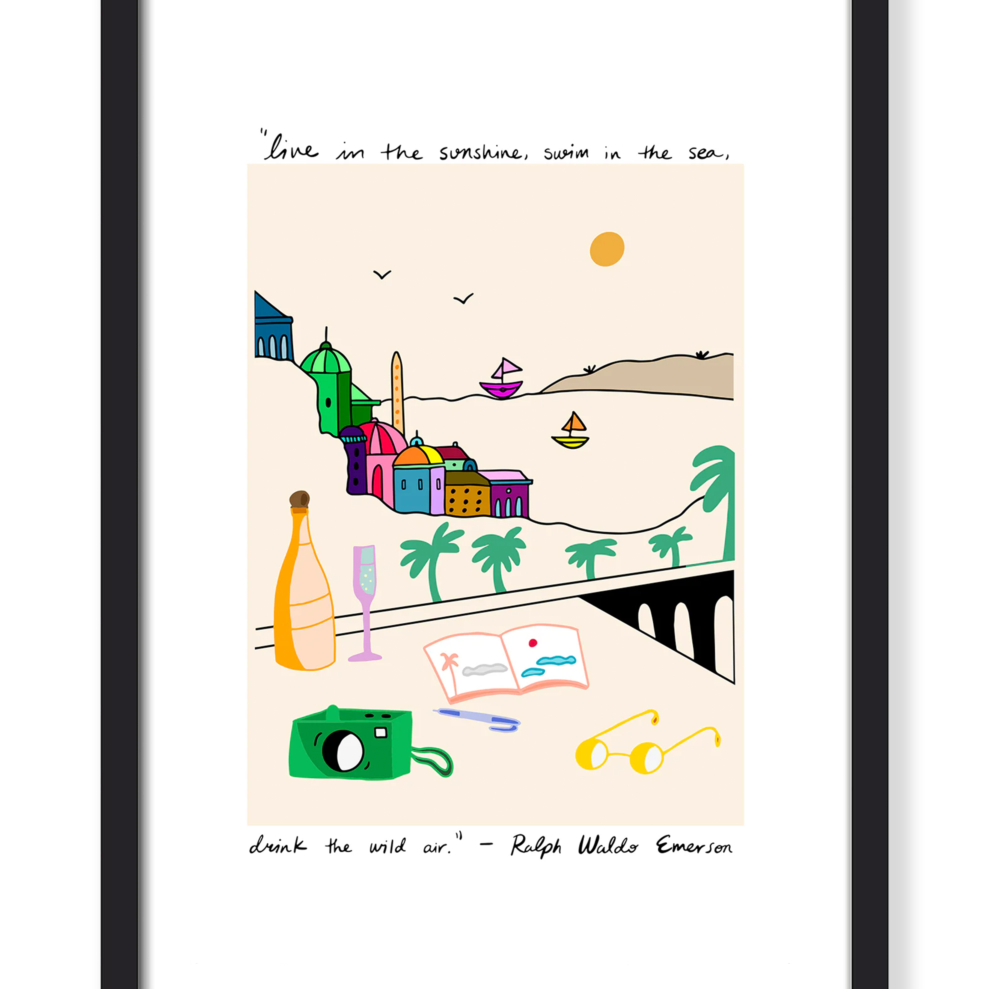 BON VOYAGE PRINT