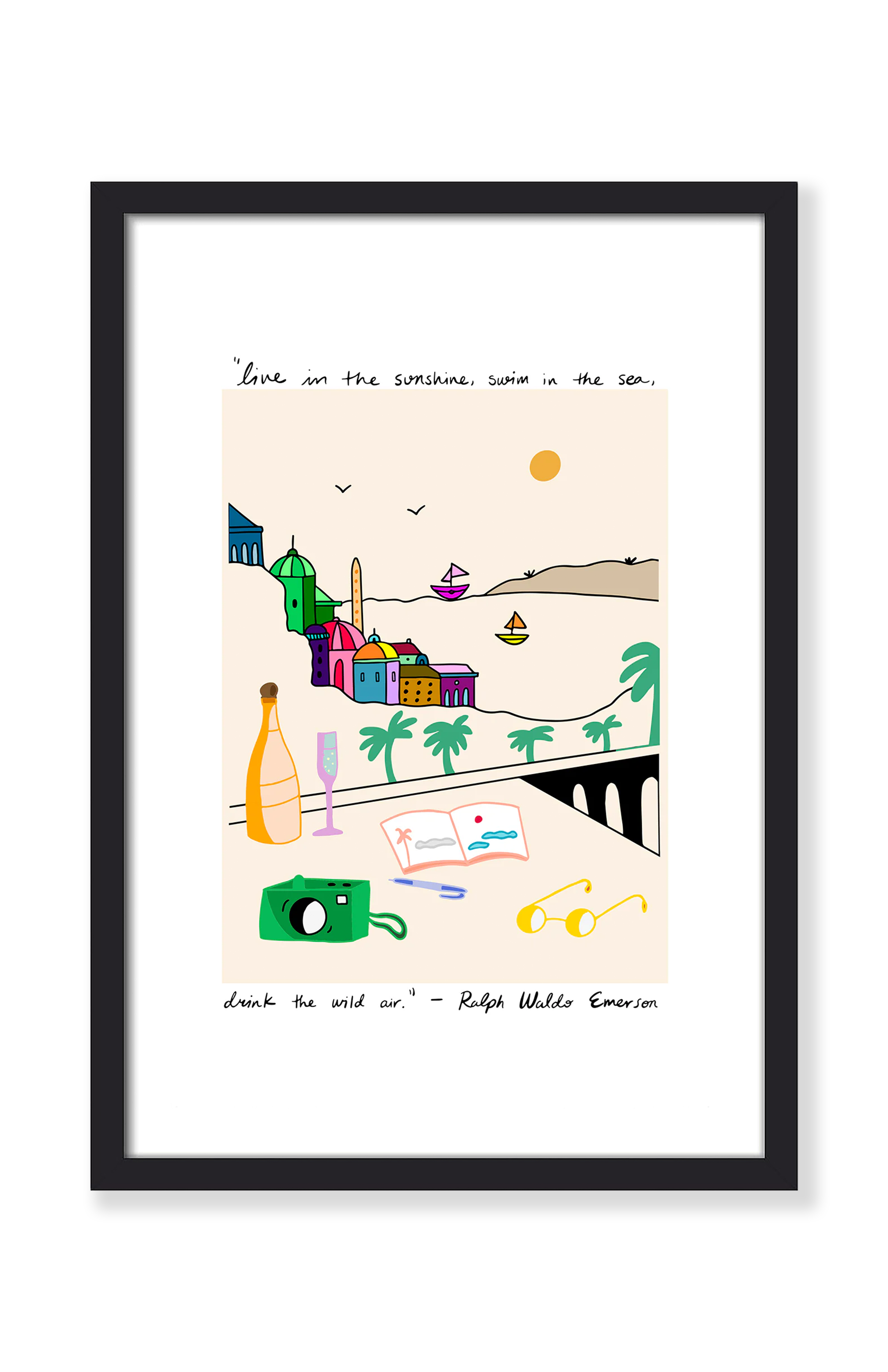 BON VOYAGE PRINT