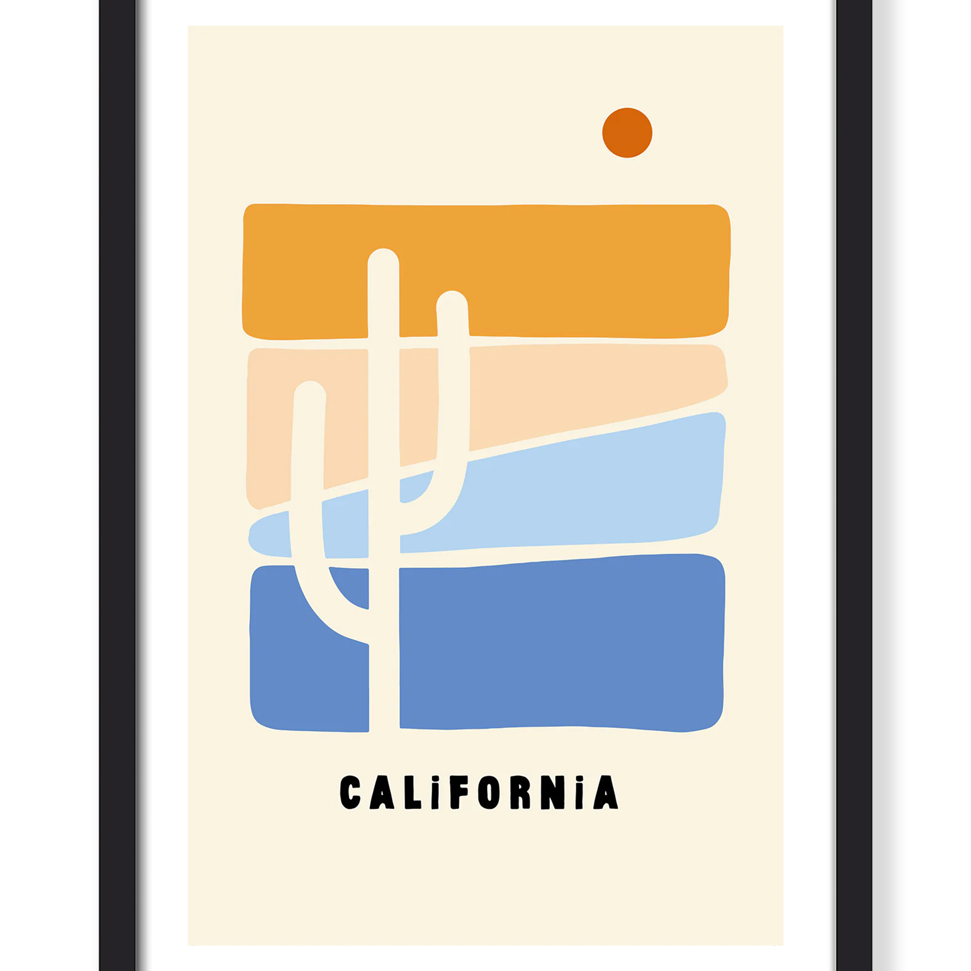 CALIFORNIA DESERT PRINT