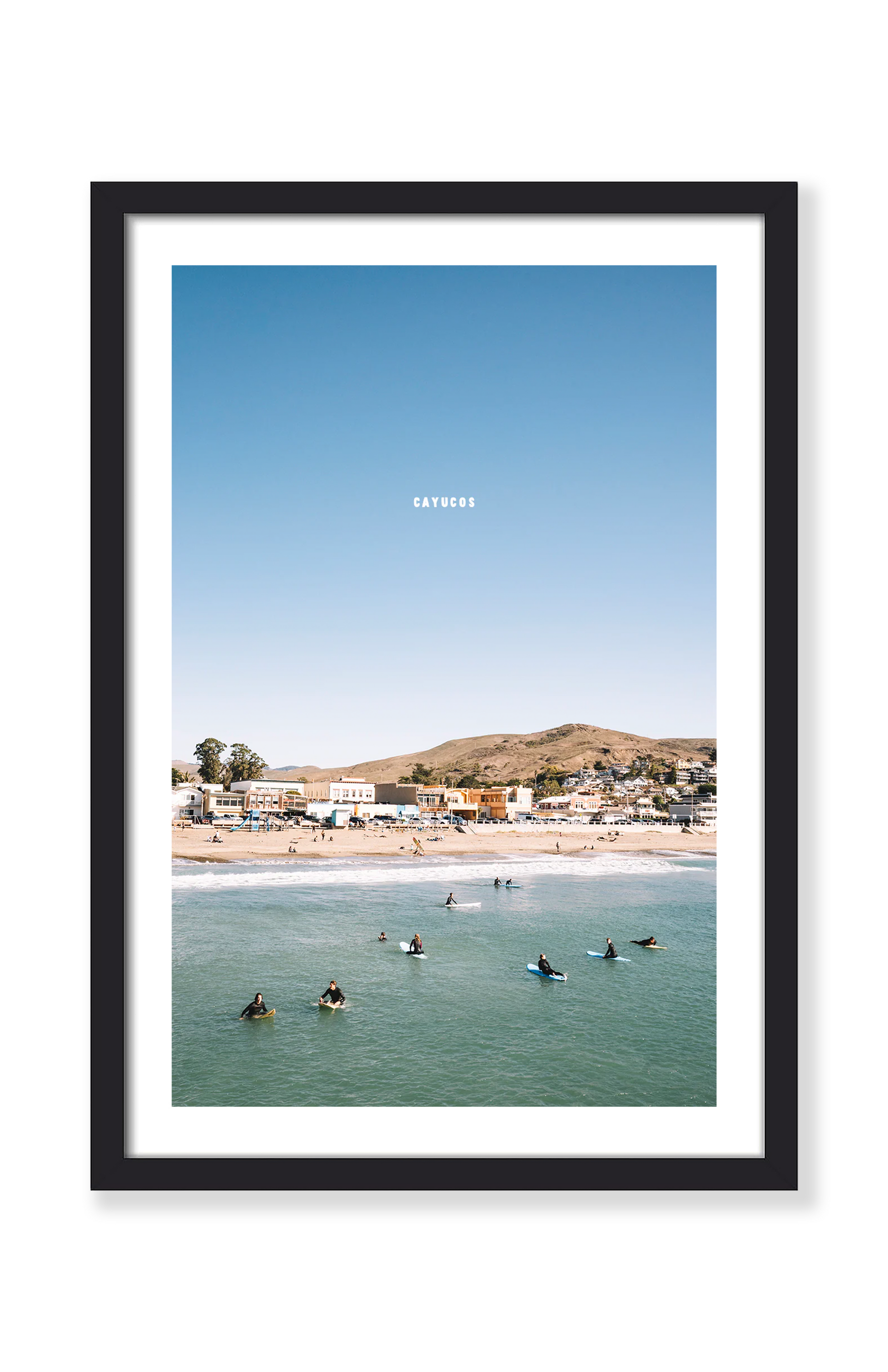 SURF DAY IN CAYUCOS PRINT