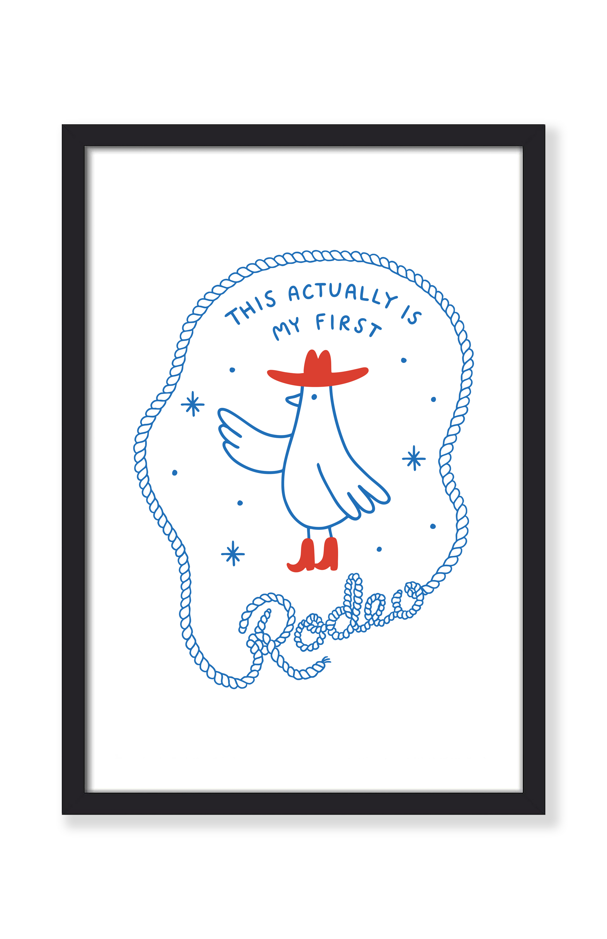 MY FIRST RODEO PRINT