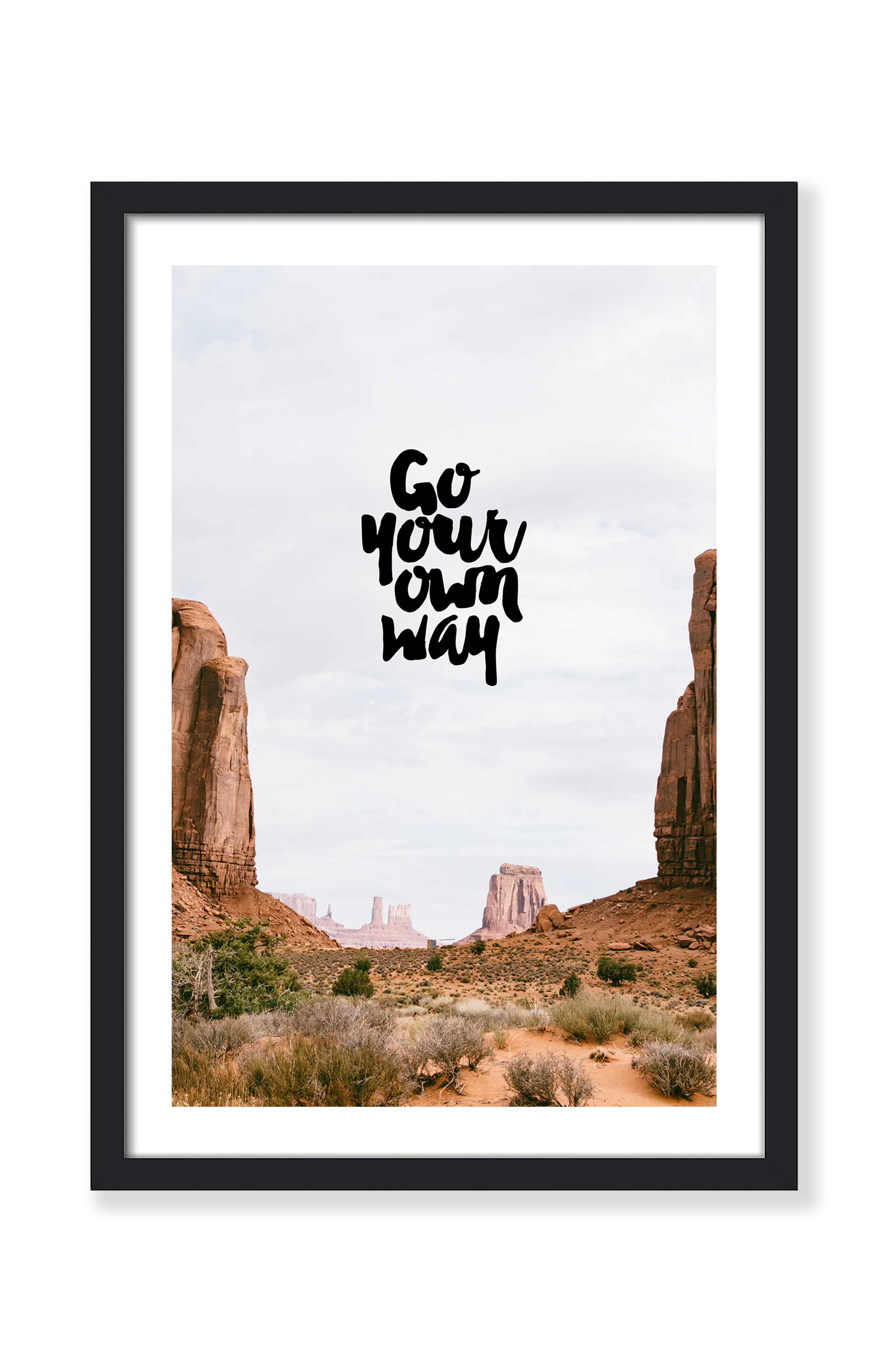 GO YOUR OWN WAY PRINT