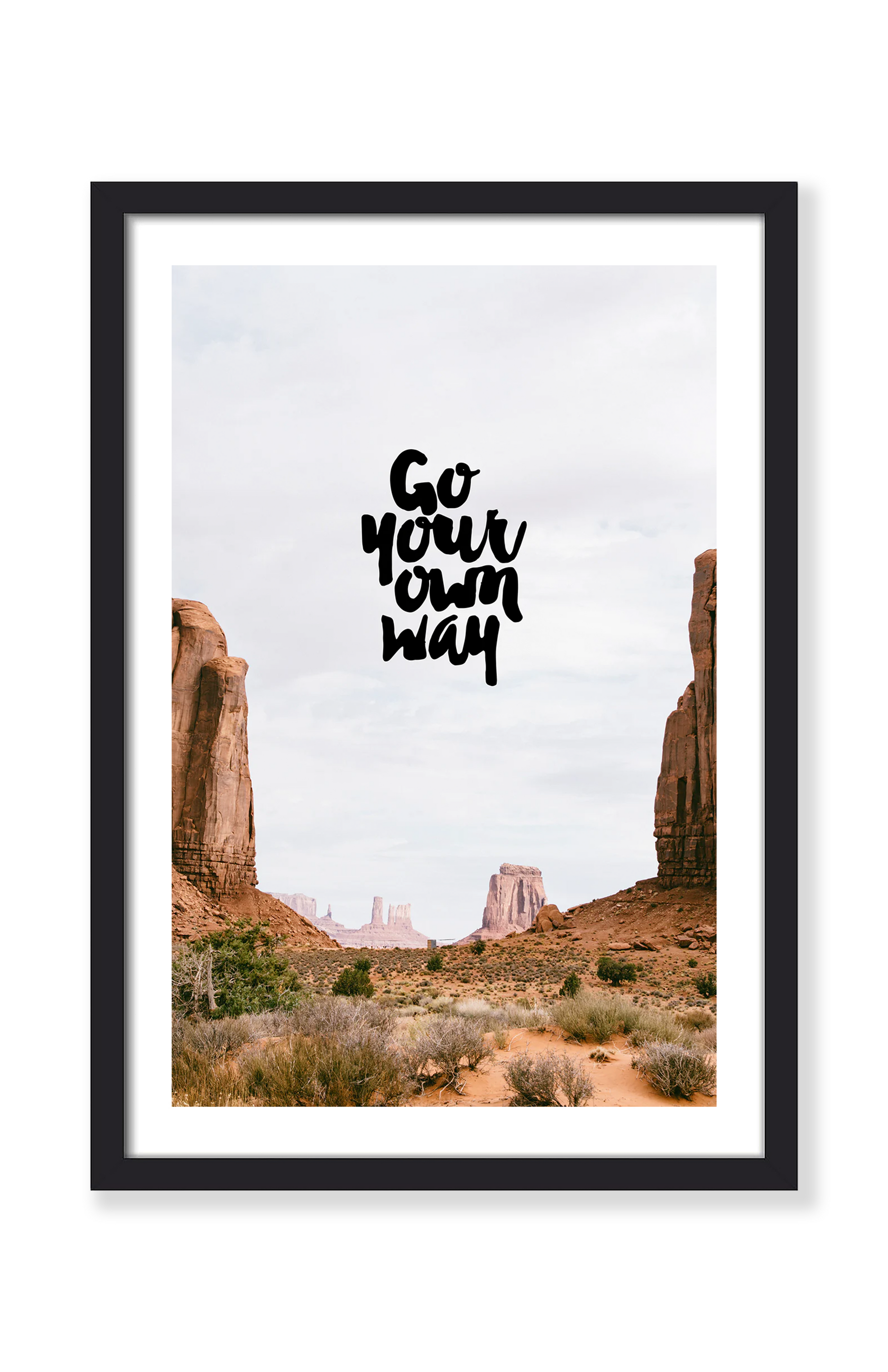 GO YOUR OWN WAY PRINT