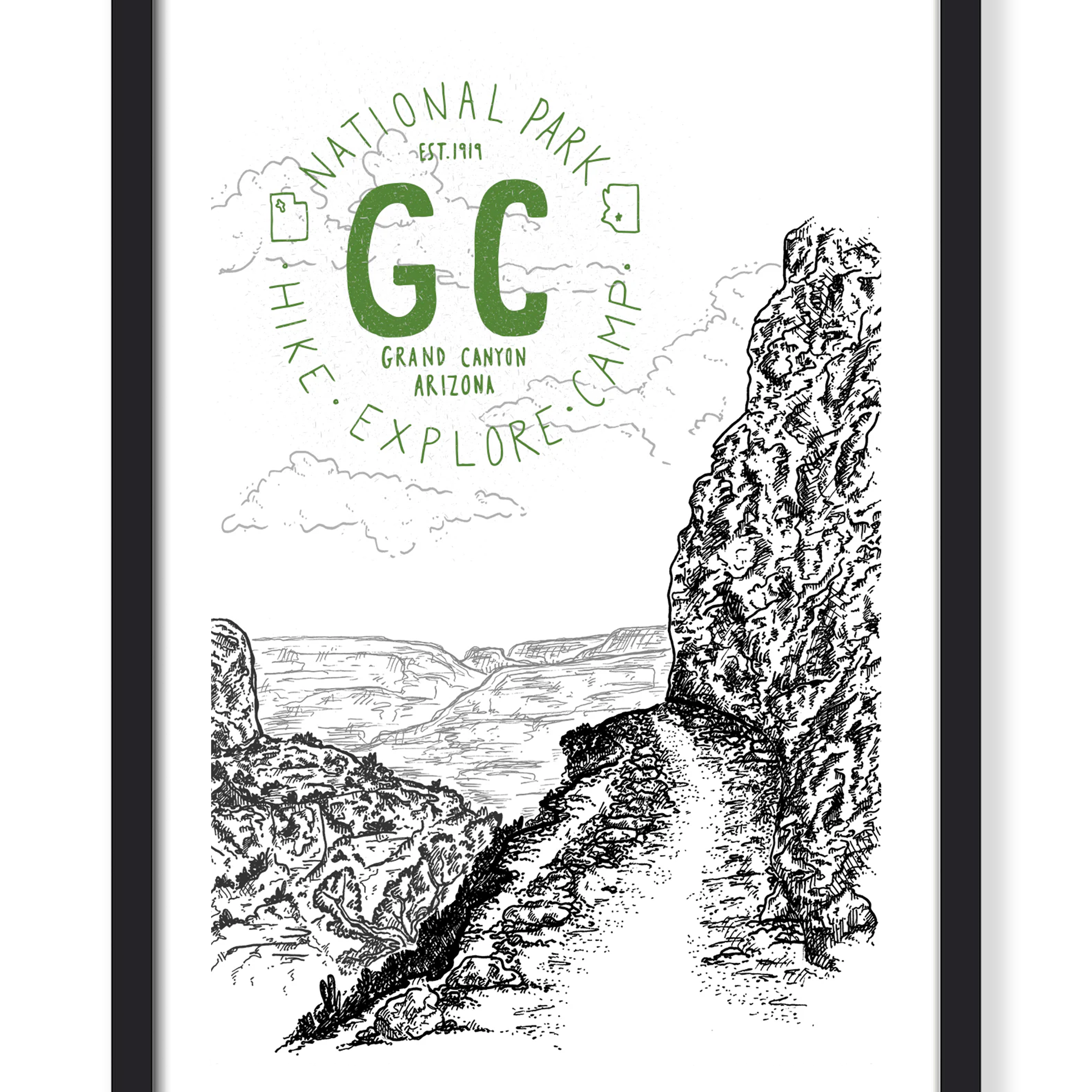 GRAND CANYON NATIONAL PARK PRINT