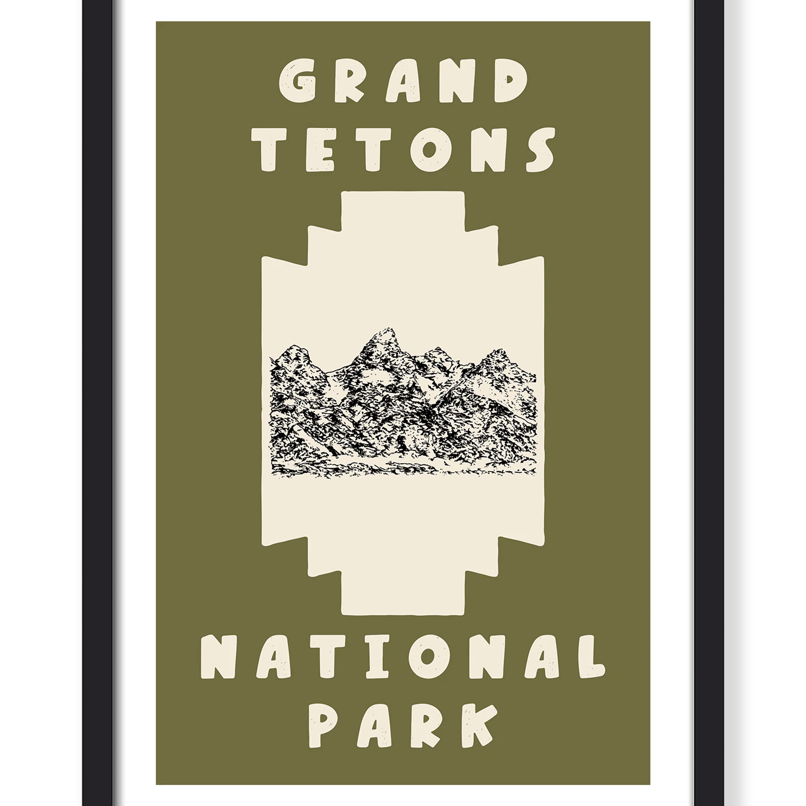 GRAND TETONS NATIONAL PARK PRINT