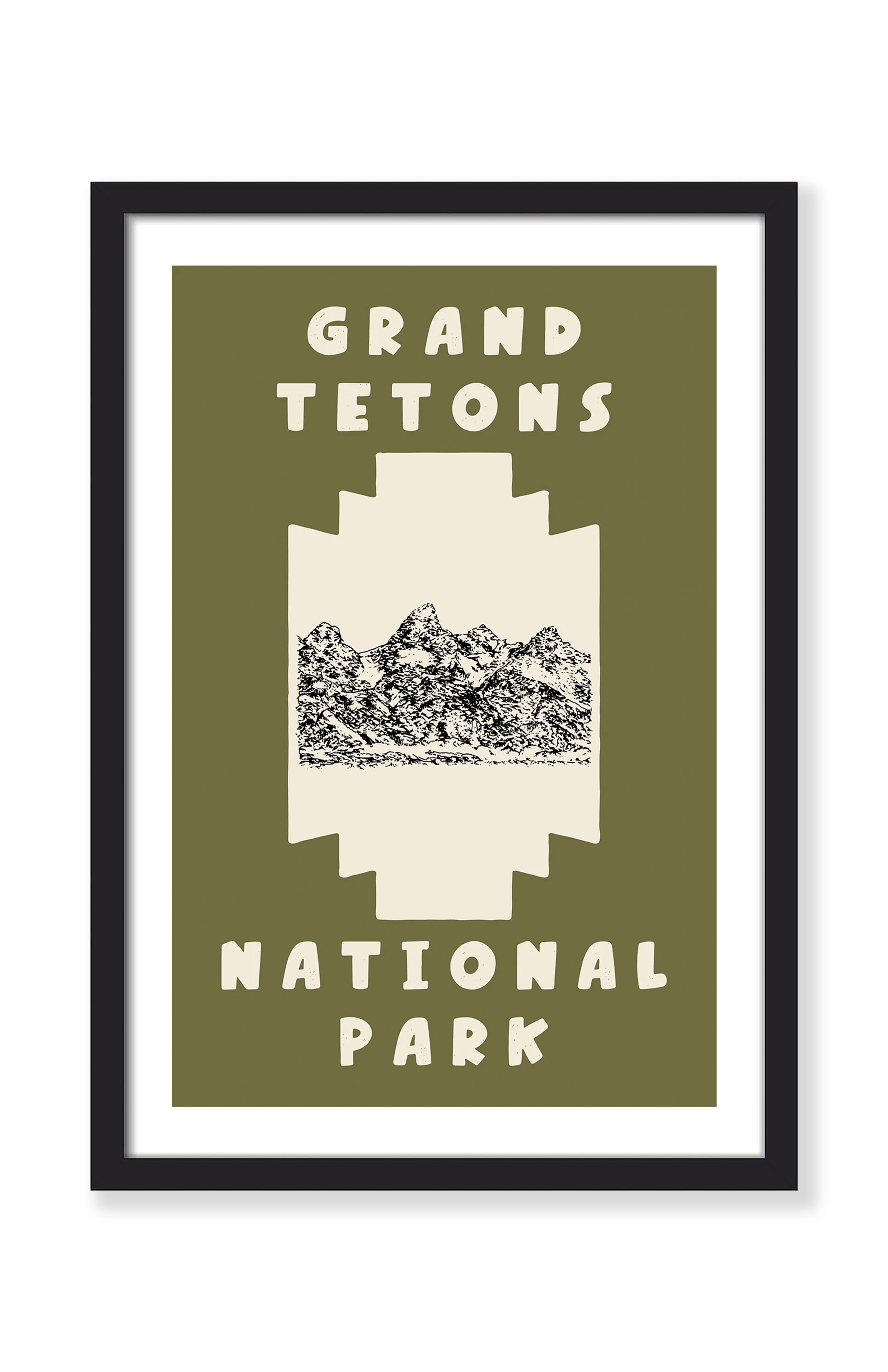 GRAND TETONS NATIONAL PARK PRINT