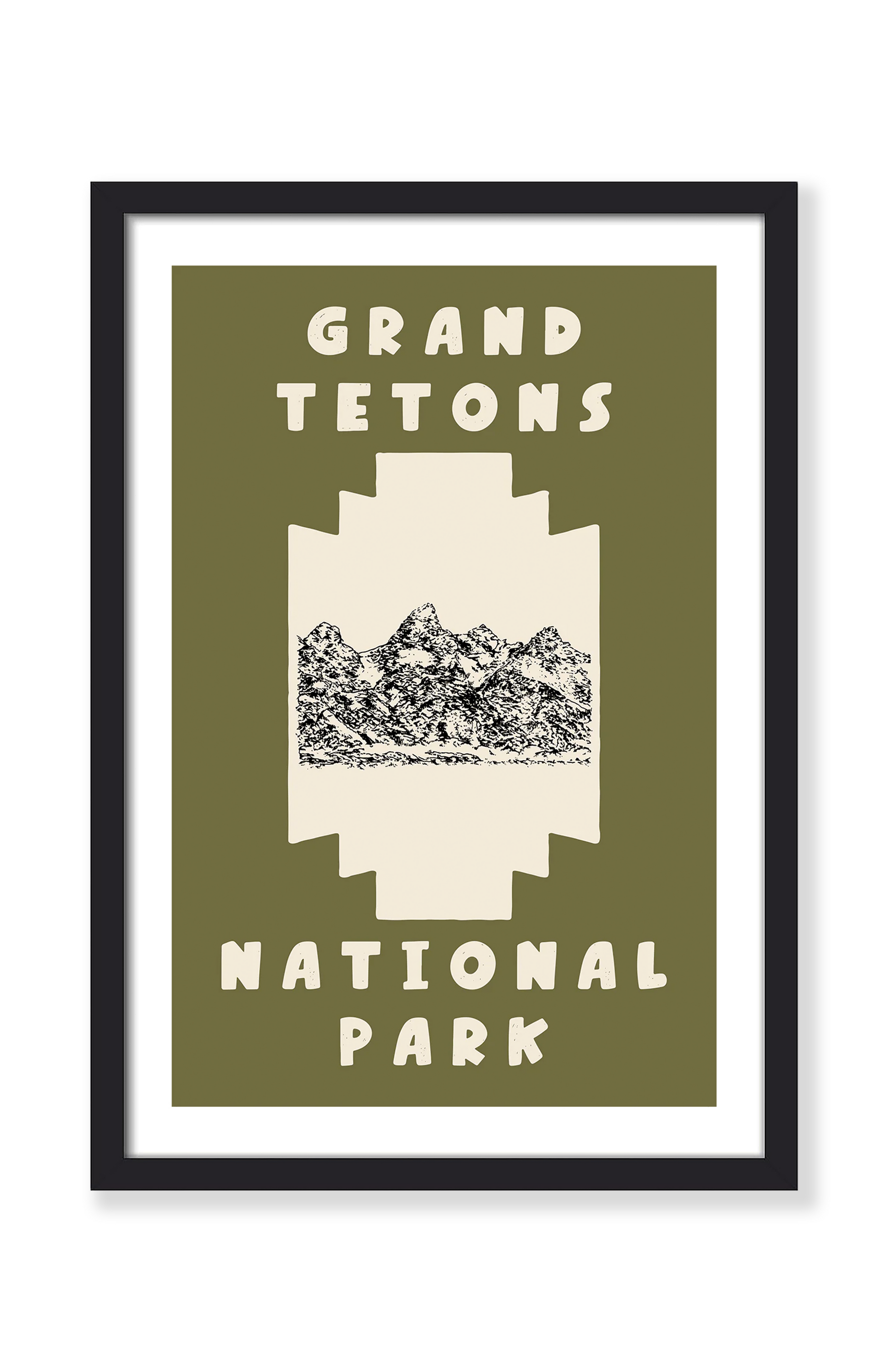 GRAND TETONS NATIONAL PARK PRINT