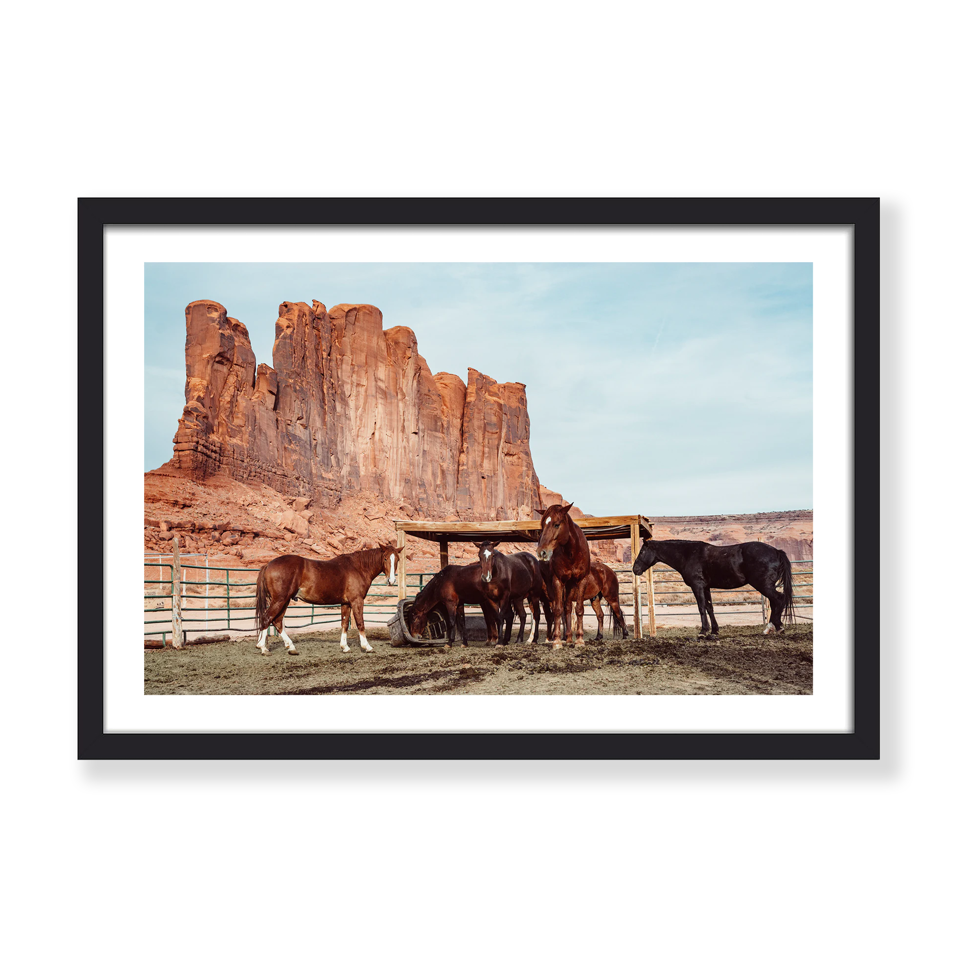 HORSES OF THE WILD WEST PRINT