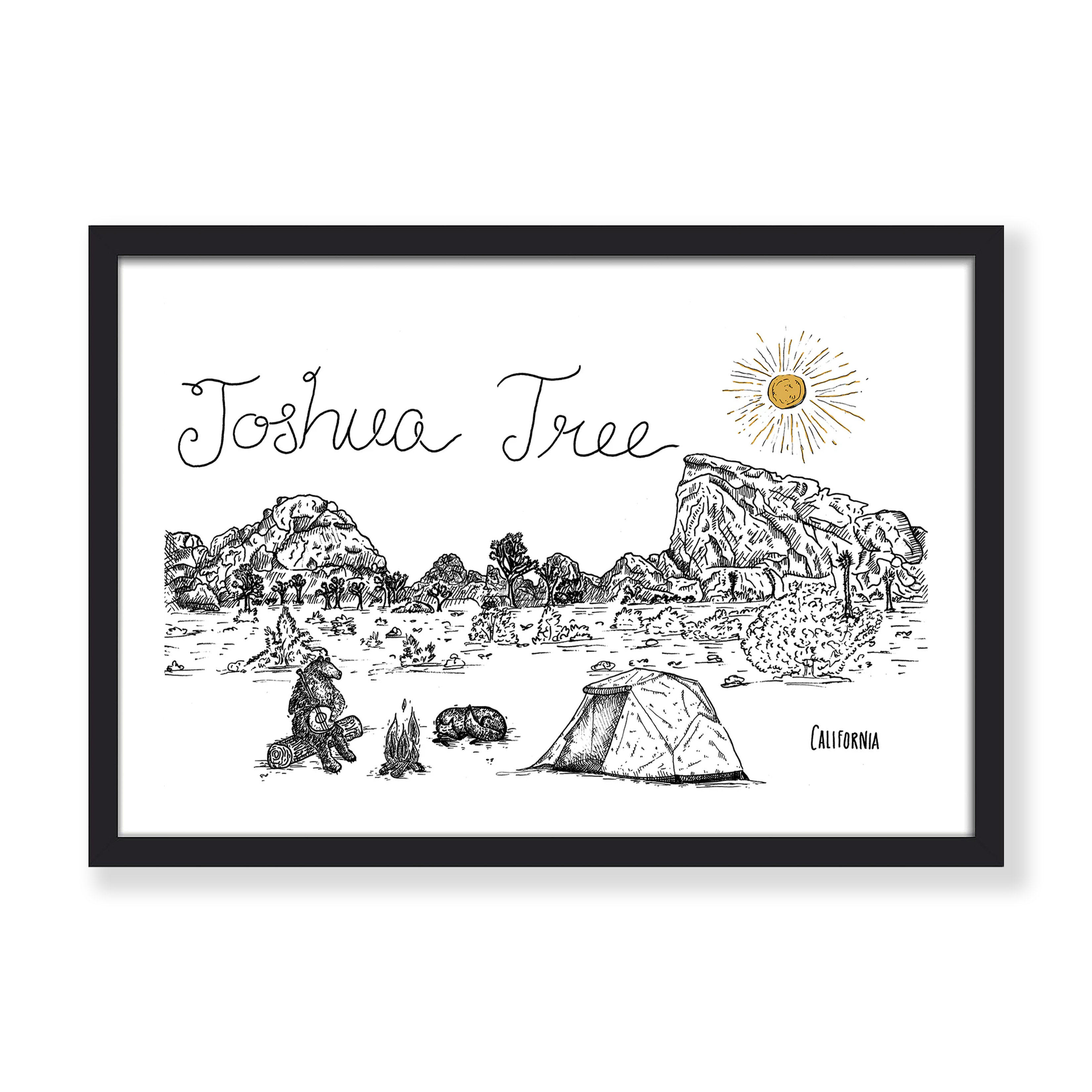 JOSHUA TREE - ILLUSTRATION PRINT