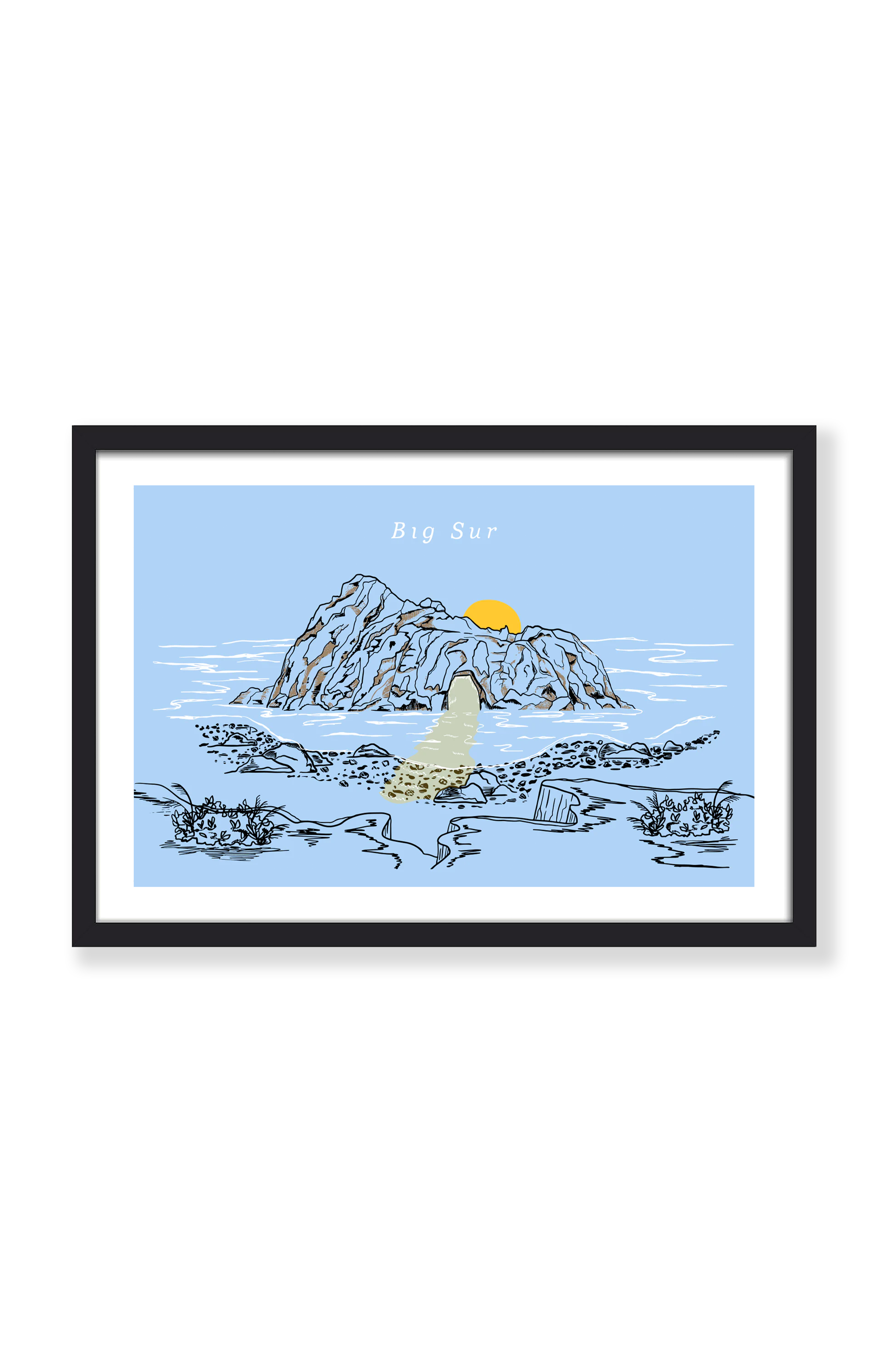 KEYHOLE ARCH - BIG SUR PRINT