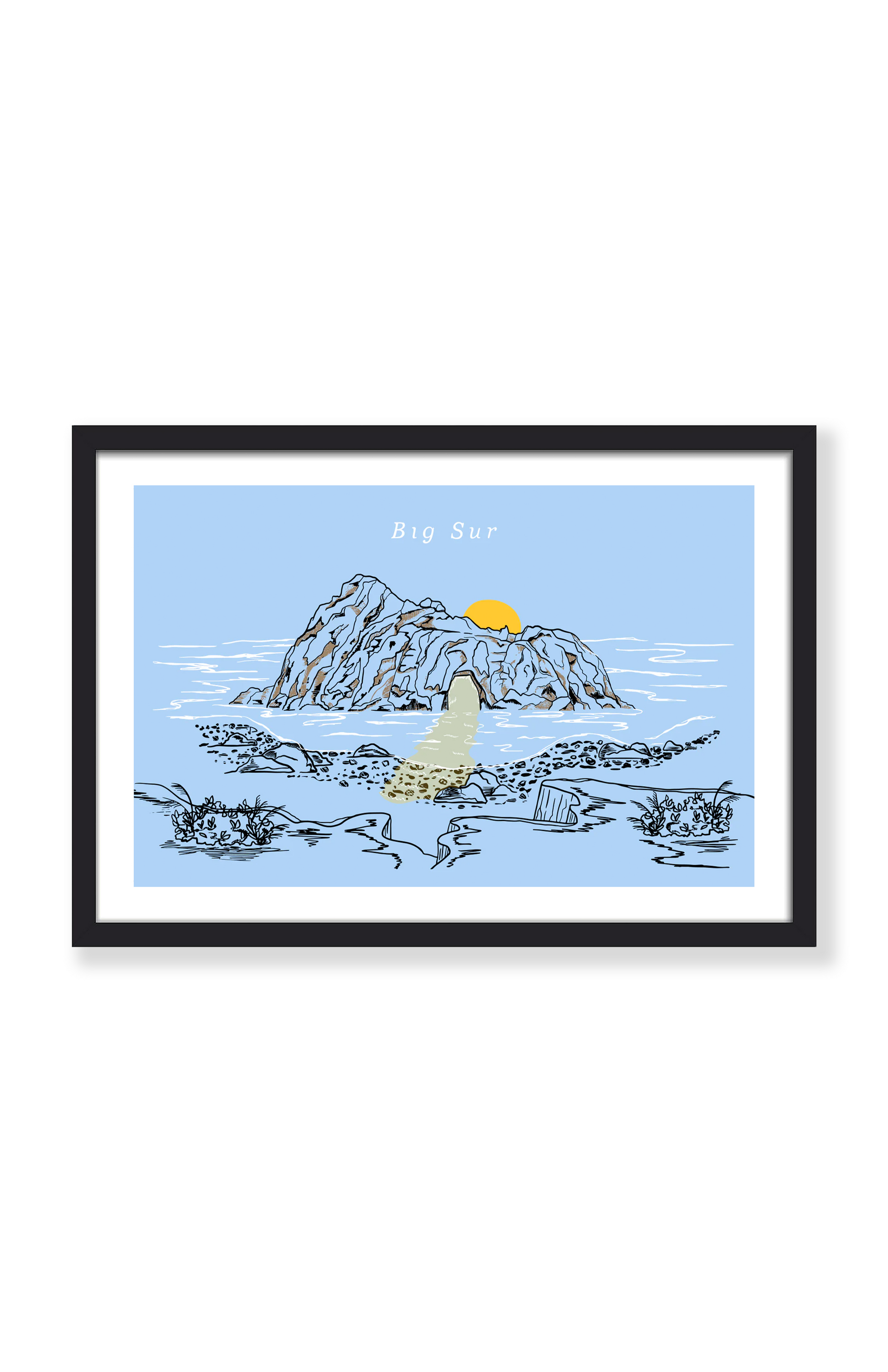 KEYHOLE ARCH - BIG SUR PRINT