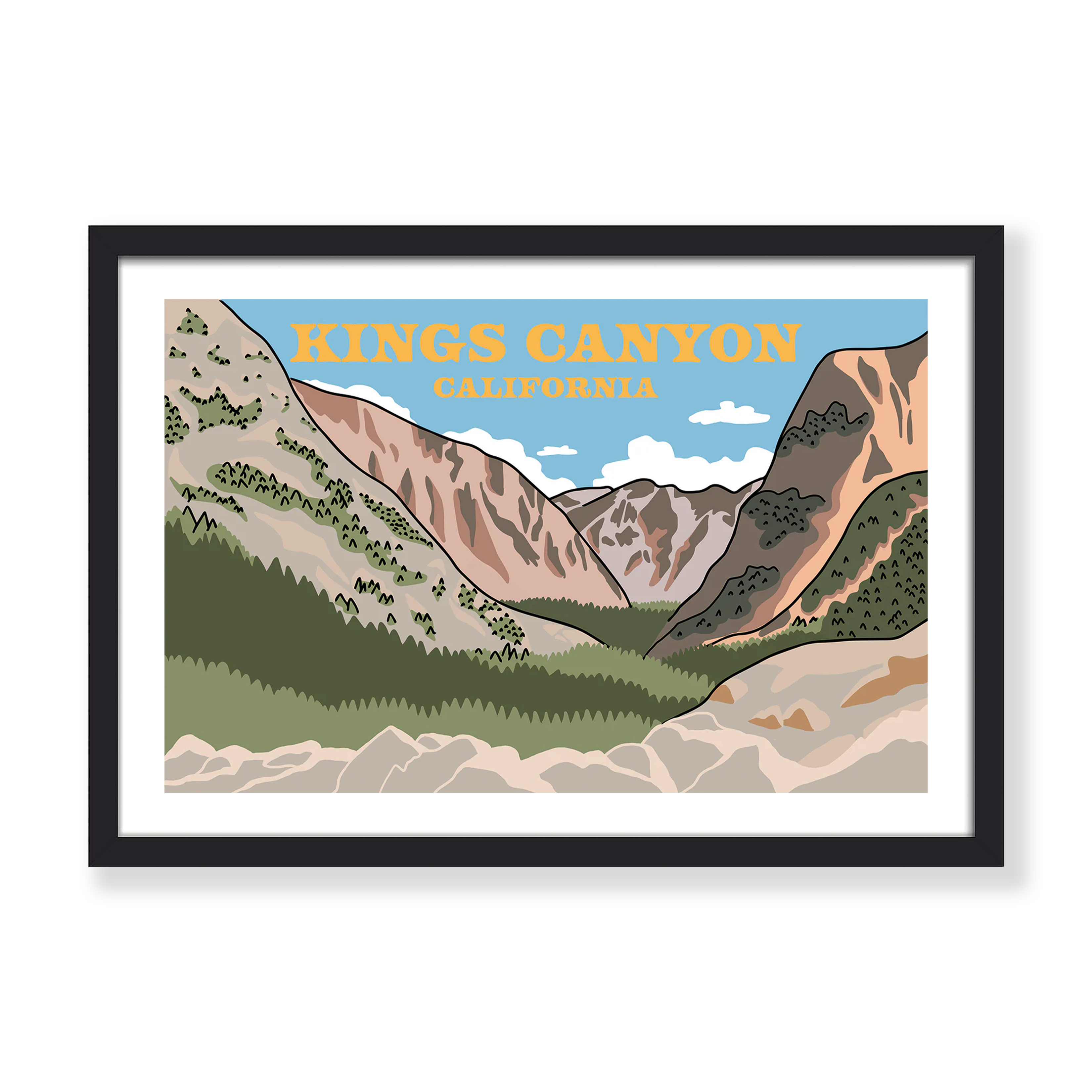 KINGS CANYON PRINT