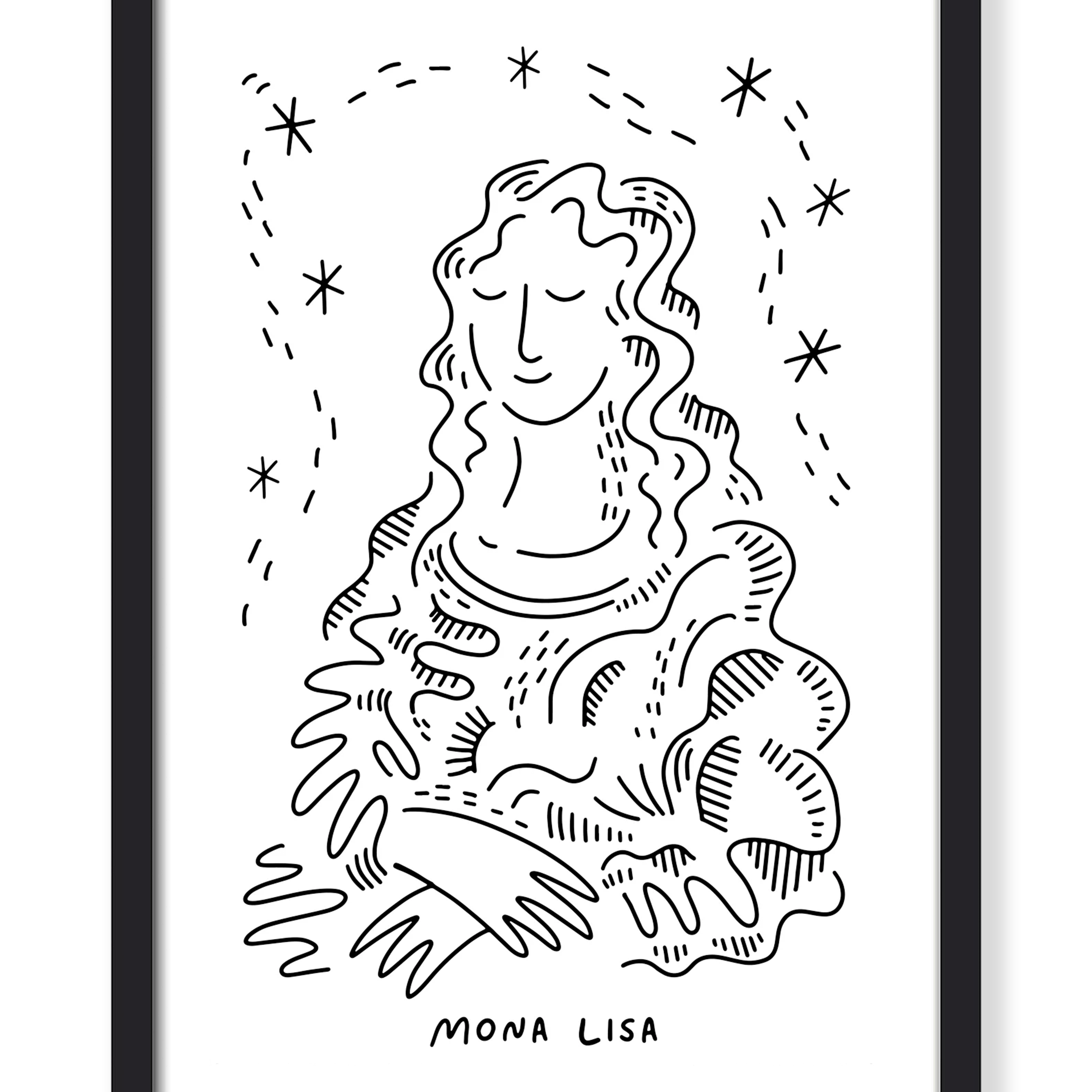 MONA LISA PRINT