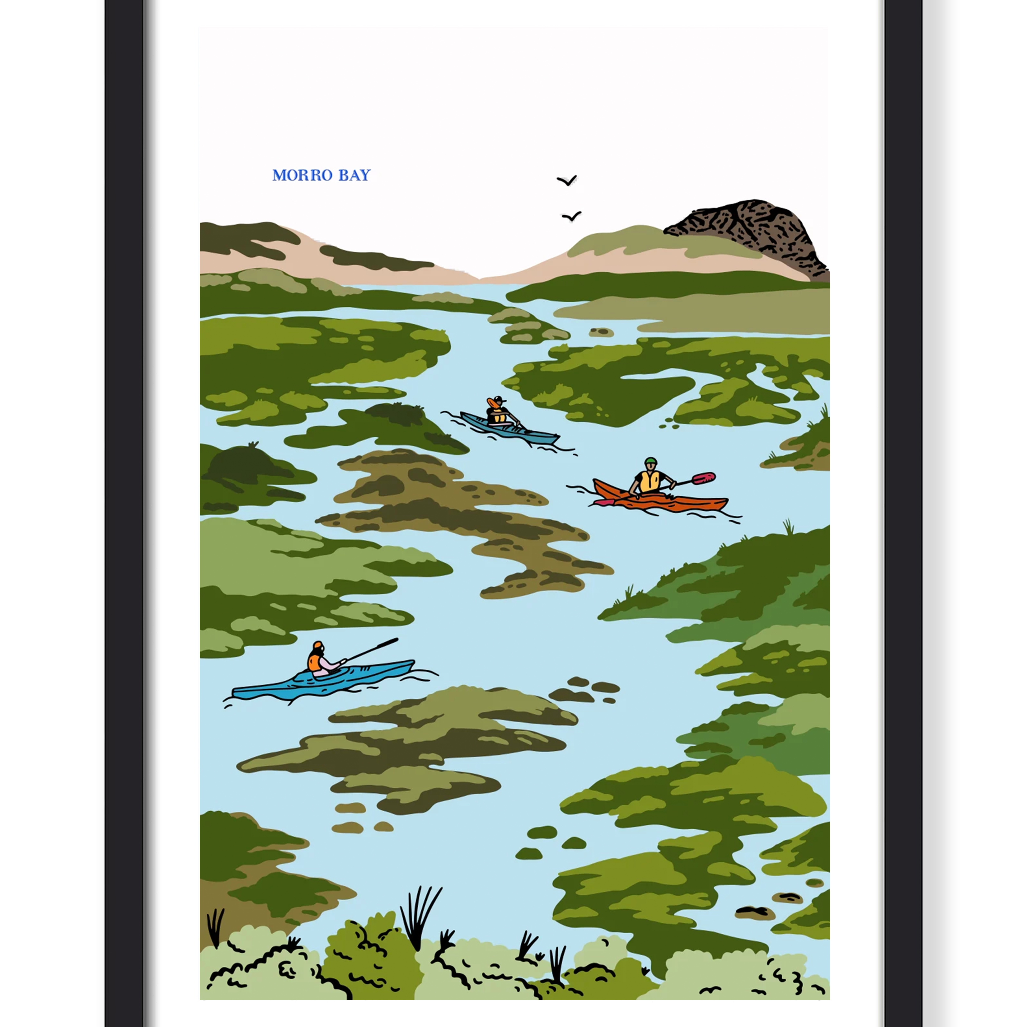 MORRO BAY ESTUARY PRINT