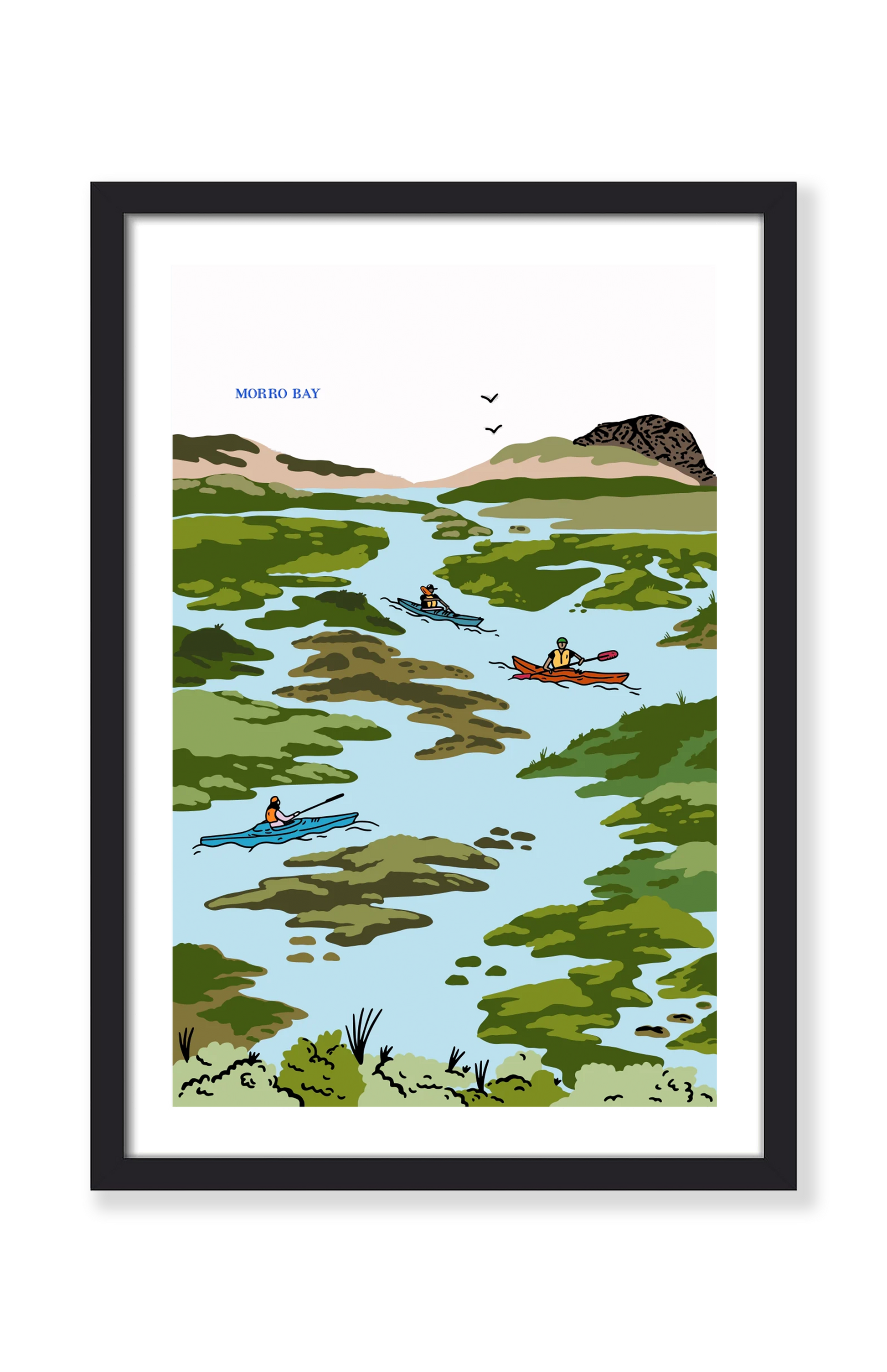 MORRO BAY ESTUARY PRINT