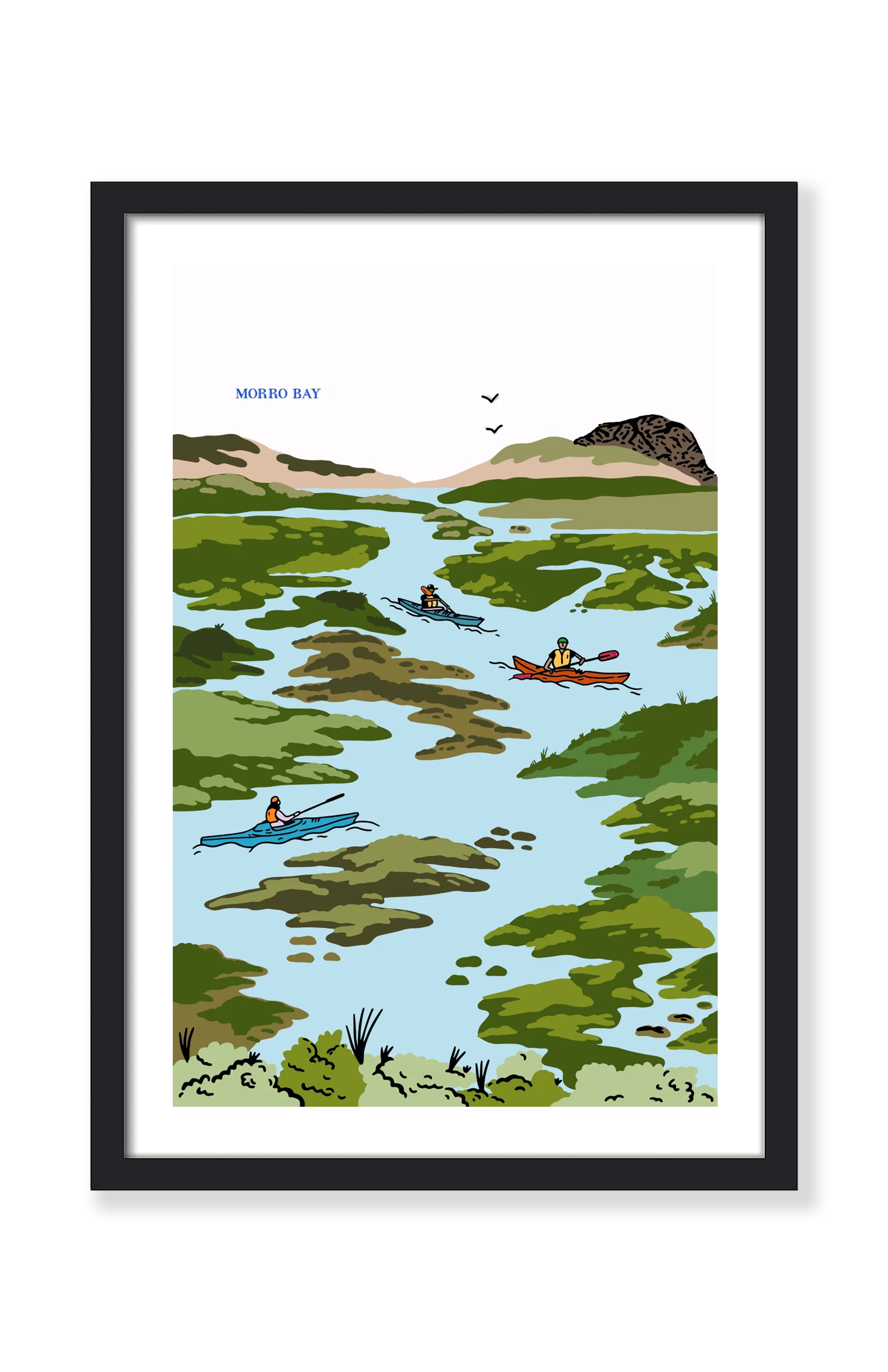 MORRO BAY ESTUARY PRINT