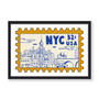 NYC STAMP PRINT