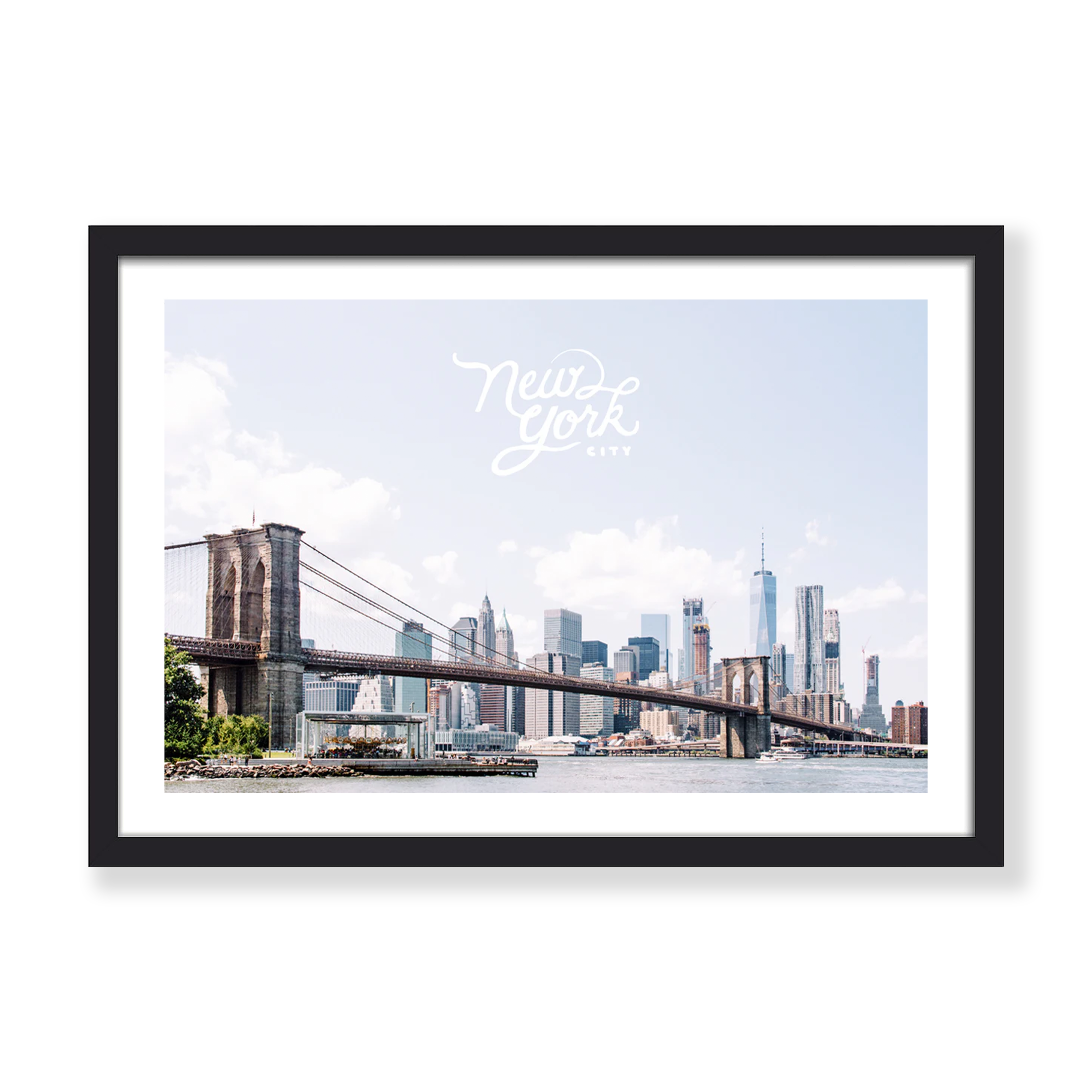 NEW YORK CITY SKYLINE PANORAMA PRINT