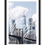 NEW YORK CITY SKYLINE TYPOGRAPHY PRINT